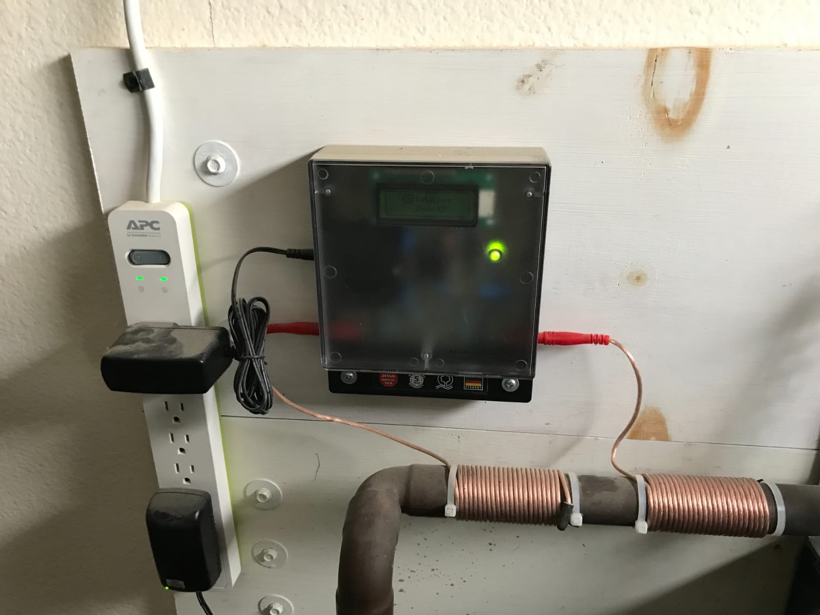 0-59 GPG Electronic Anti Scale and Rust Water Conditioner Treatment System Made in Germany for the Whole House customer photo 2