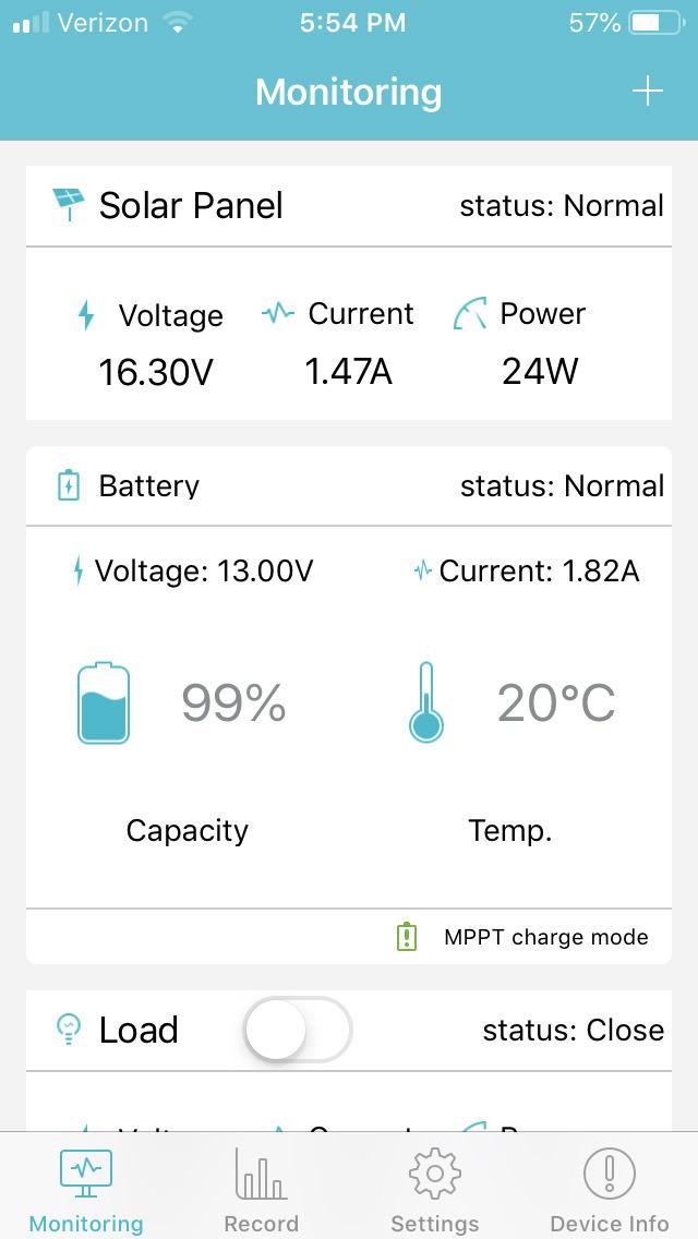 RICH SOLAR 20A MPPT Solar Charge Controller – High-Efficiency 12V/24V Auto Detection, 99% Tracking, Rugged Design for RVs, Boats & Off-Grid Systems customer photo 1