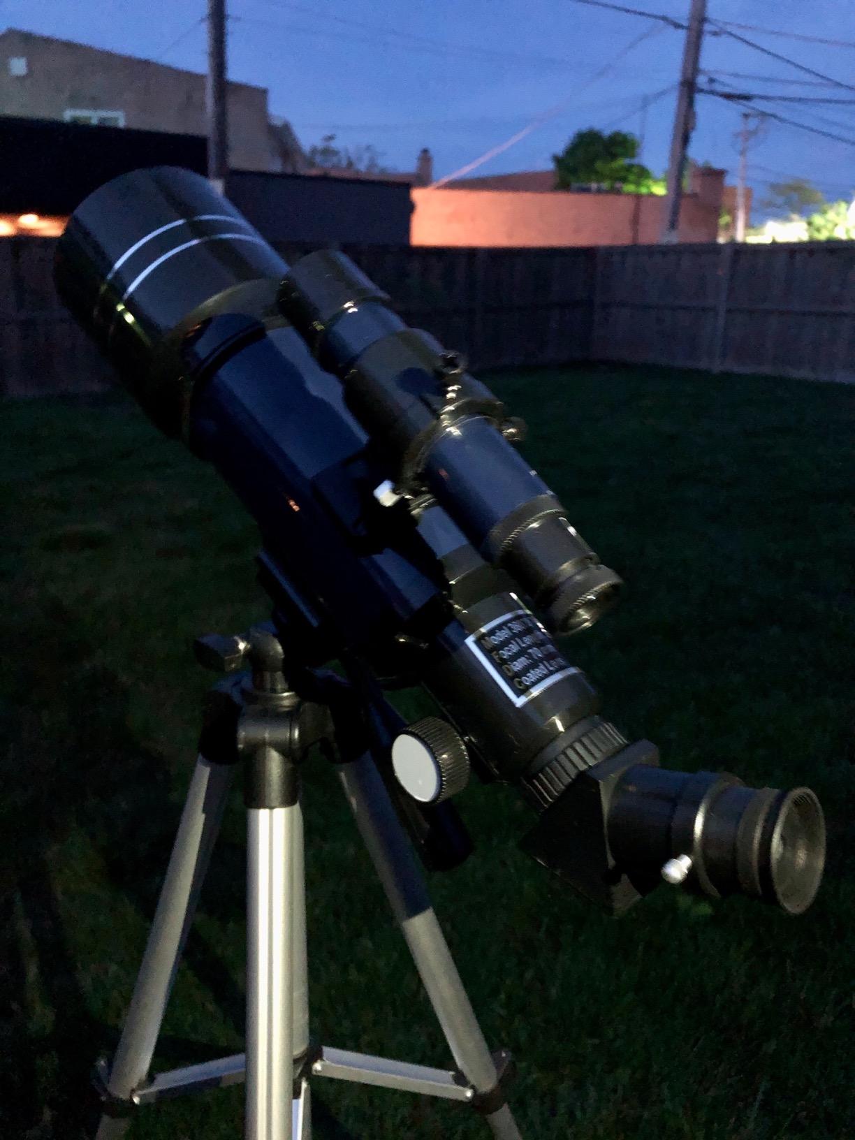 Telescope for Kids & Adults, 70mm Aperture 360mm Refractor (15X-150X) customer photo 2