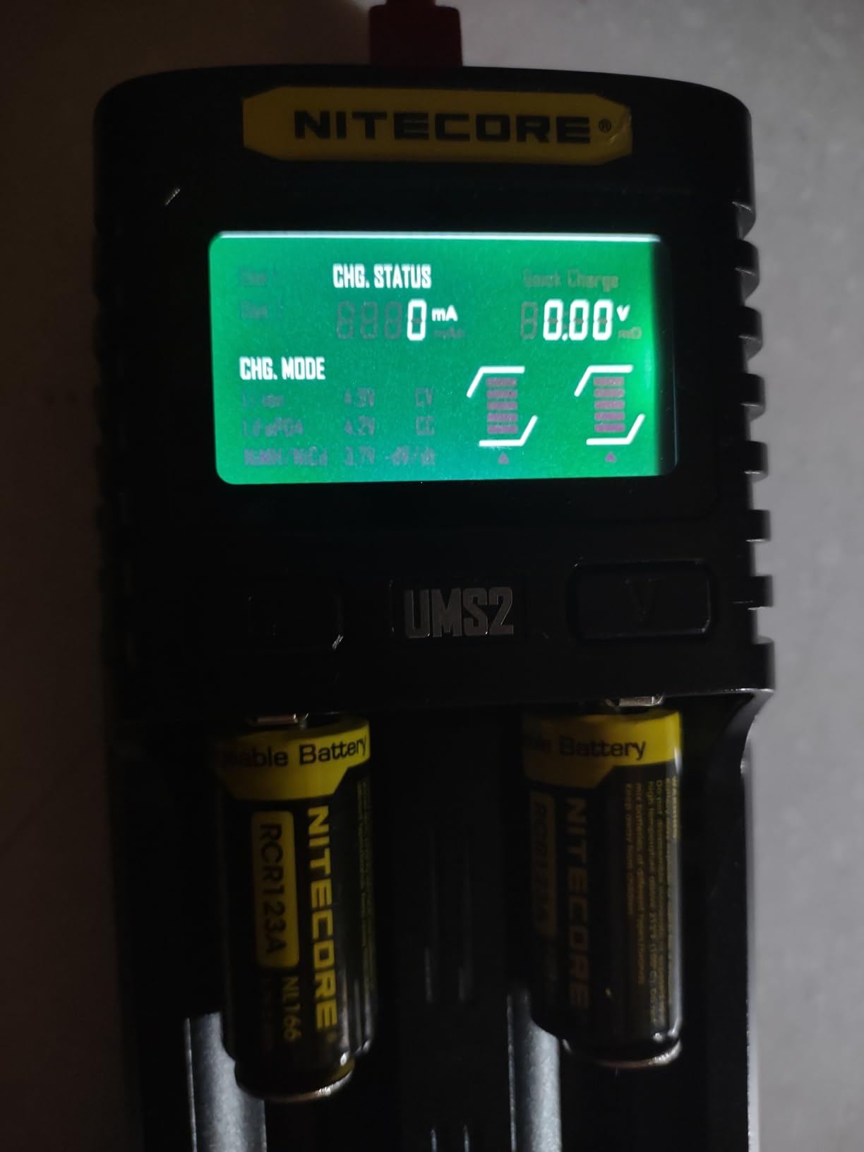 Nitecore UMS2 Intelligent Dual-Slot Quick USB-C Battery Charger for Li-Ion/Ni-MH/Ni-Cd/IMR 16340 14500 18650 21700 20700 AA AAA and More Batteries, with Organizer customer photo 1