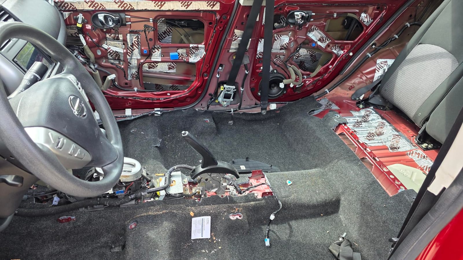 Noico Red 150 mil 36 sqft Car Sound Insulation, Heat and Cool Liner, Self-Adhesive Closed Cell Deadening Material (PE Foam Sound Deadener) customer photo 1