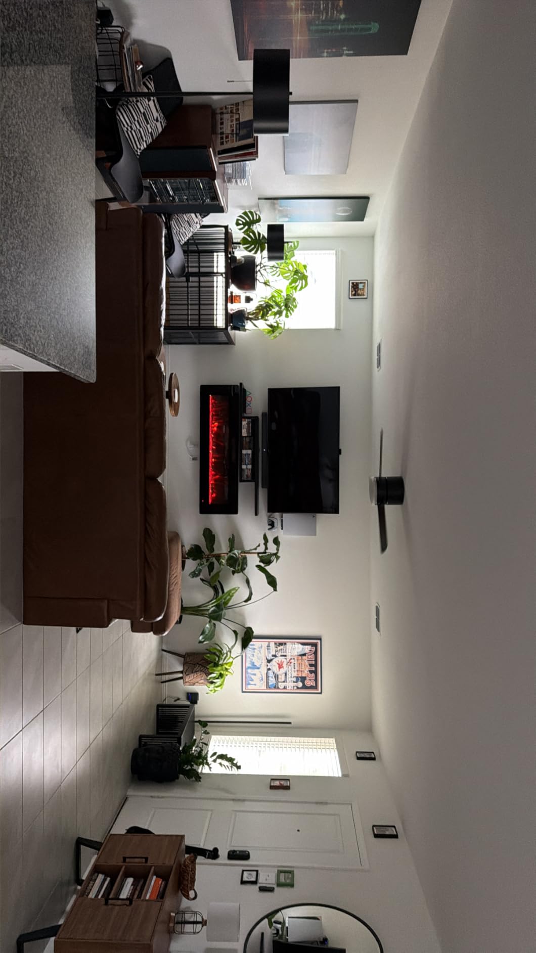 R.W.FLAME Electric Fireplace 50 inch Recessed and Wall Mounted,The Thinnest FireplaceLow Noise, Fit for 2 x 6 Stud, Remote Control with Timer,Touch Screen,Adjustable Flame Colors and Speed customer photo 1