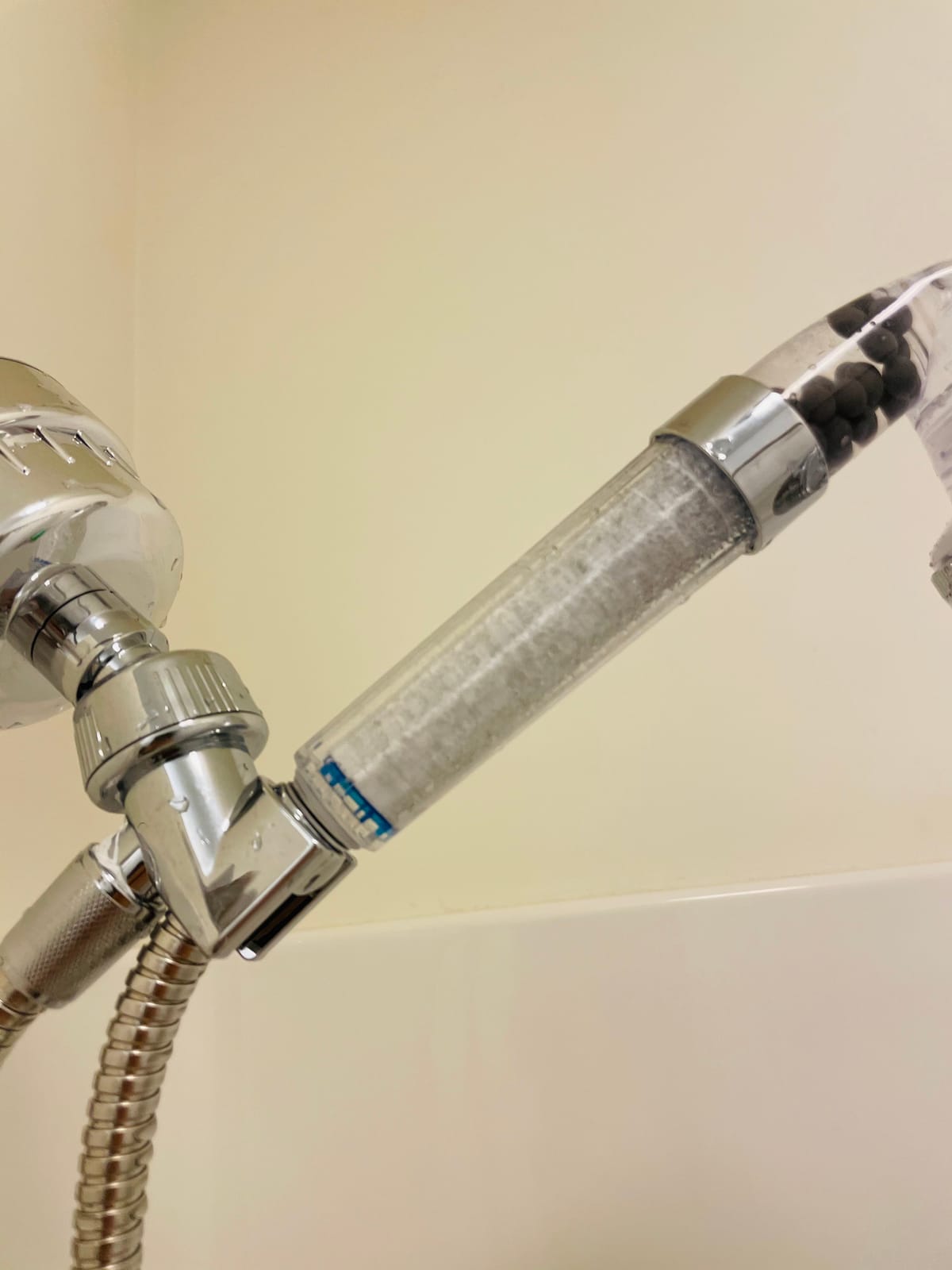 15 Stage Shower Filter - Shower Head Filter - bwdm Hard Water Filter, Remove Chlorine Heavy Metals and other Impurities, Vitamin C Water Softener Reduces Dry Itchy Skin, Dandruff (Chrome) customer photo 2