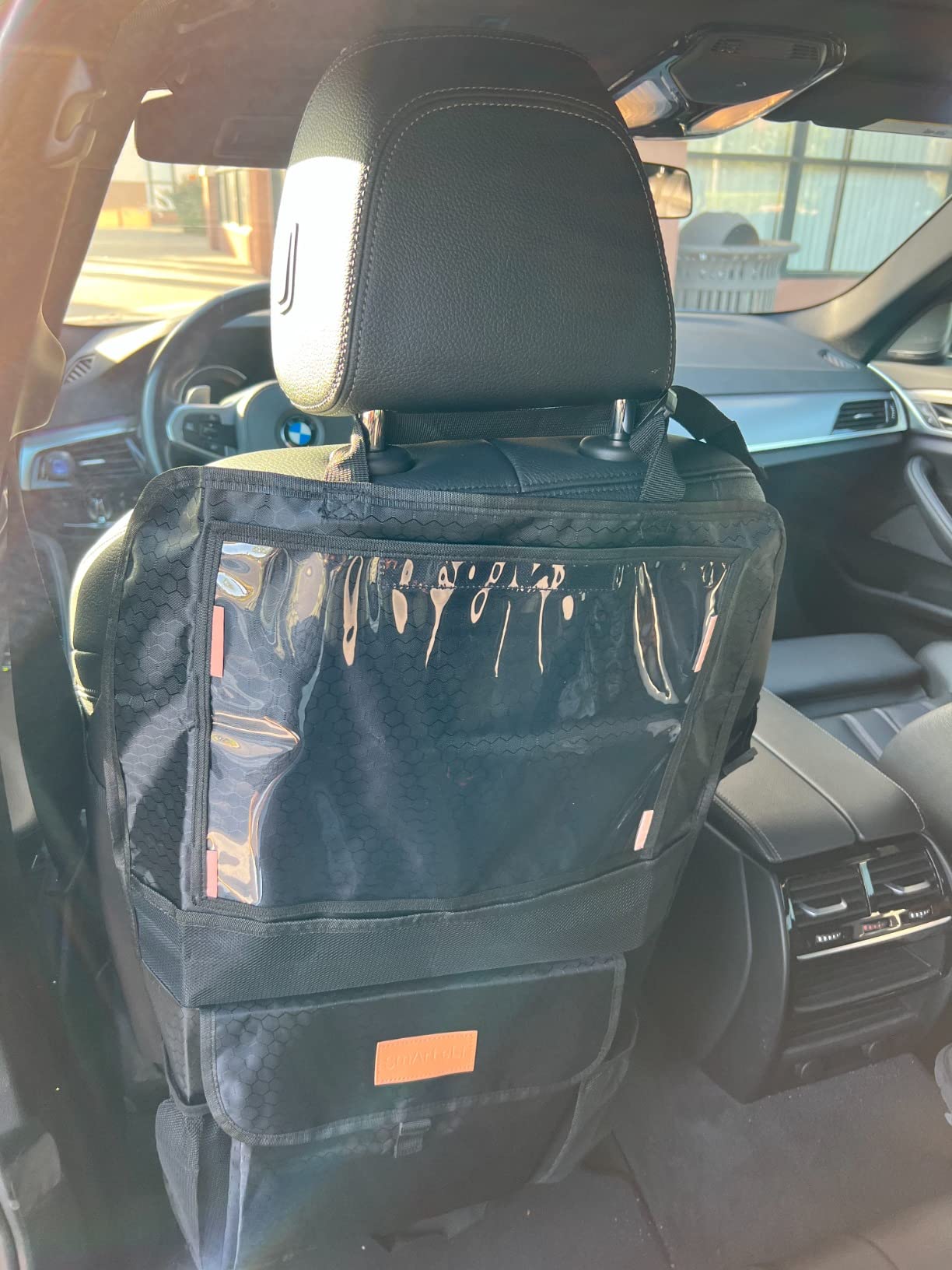 SMART ELF Backing Backseat Car Organizer Kick Mat with Storage Pockets customer photo 1