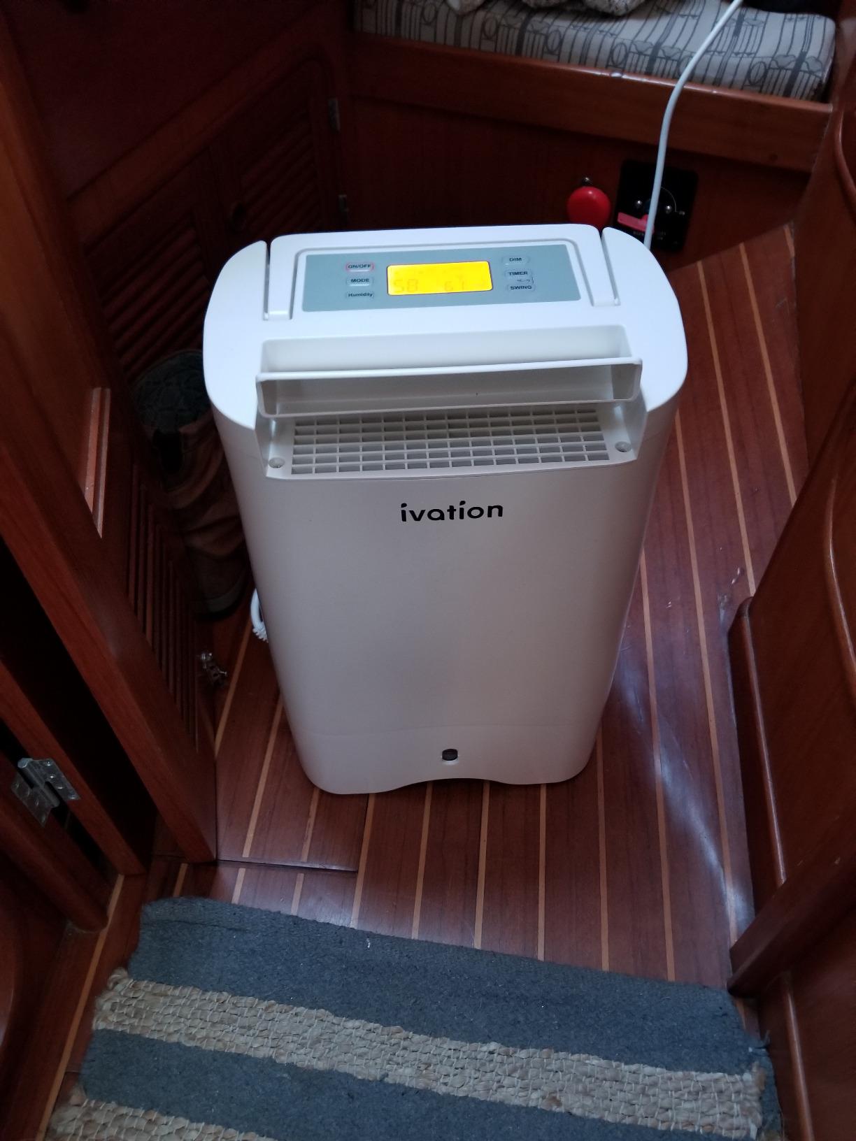 Ivation 19 Pint Small-Area Desiccant Dehumidifier Compact and Quiet - with Continuous Drain Hose for Smaller Spaces, Bathroom, Attic, Crawlspace and Closets - for Spaces Up to 410 Sq Ft customer photo 2