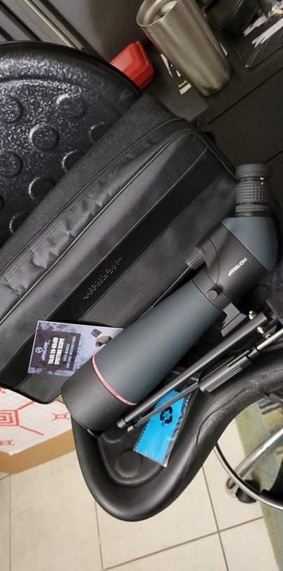Athlon Optics Talos 20-60x80 Spotting Scope with Tripod and Carrying Case - Angled, Charcoal Grey - 315001G customer photo 2