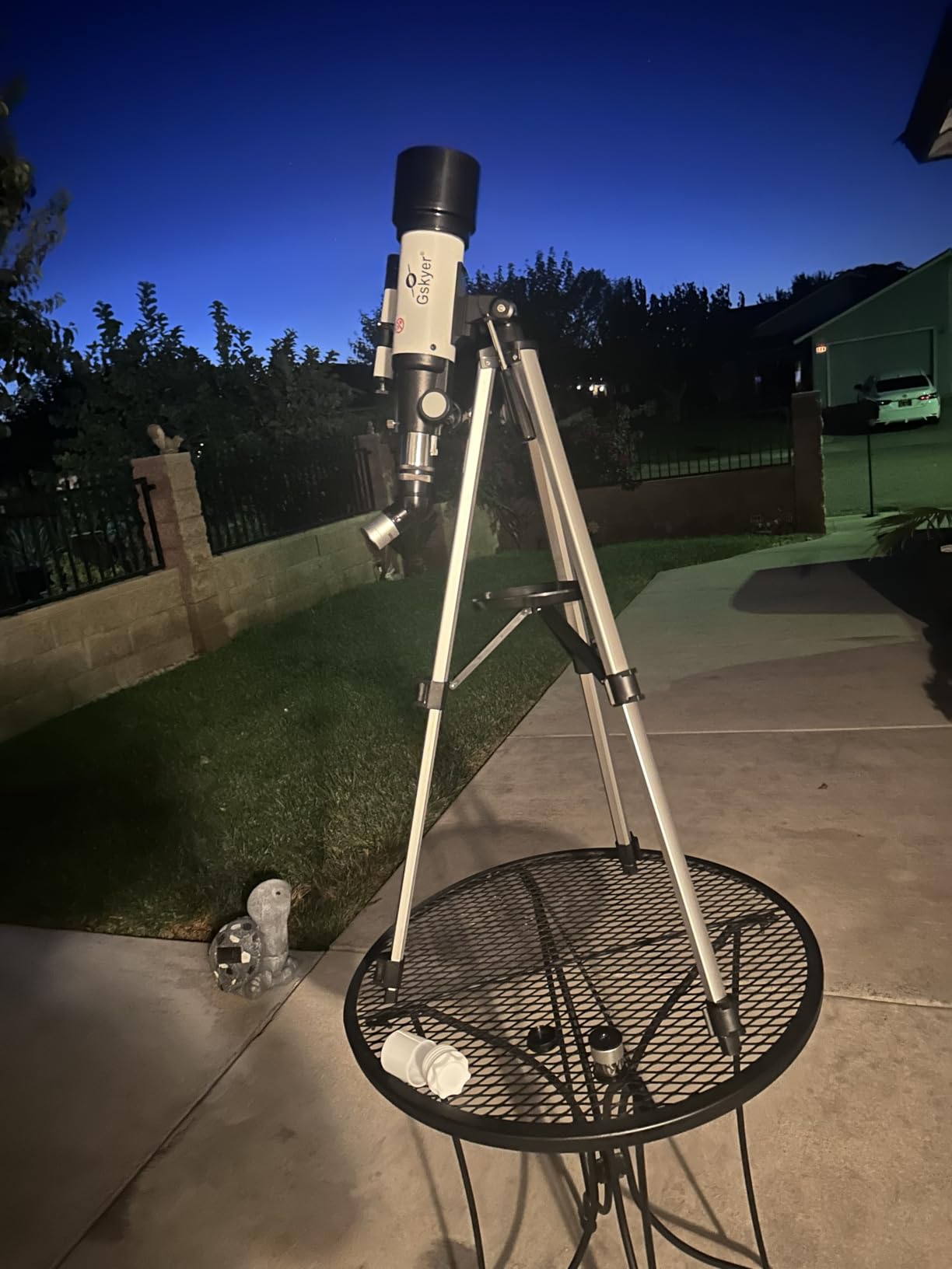 Gskyer Telescope, 70mm Aperture 400mm AZ Mount Astronomical Refracting Telescope for Kids Beginners - Travel Telescope with Carry Bag, Phone Adapter and Wireless Remote. customer photo 2