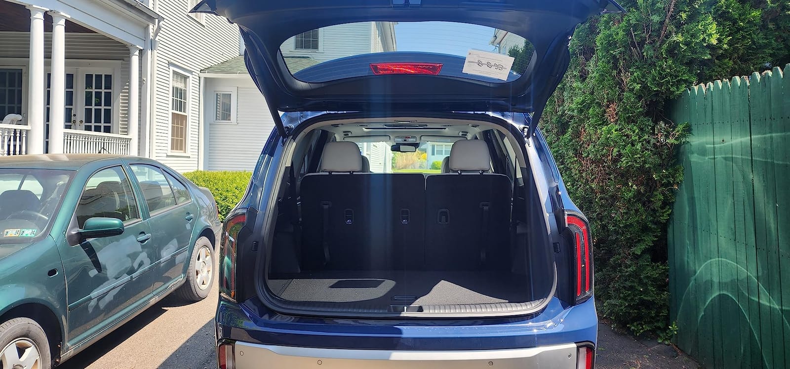 Envelope Style Automotive Elastic Trunk Mesh Cargo Net for KIA Telluride 2020-2024 - Premium Trunk Organizers and Storage - Luggage Net for SUV - Best Car Organizer for KIA Telluride customer photo 2