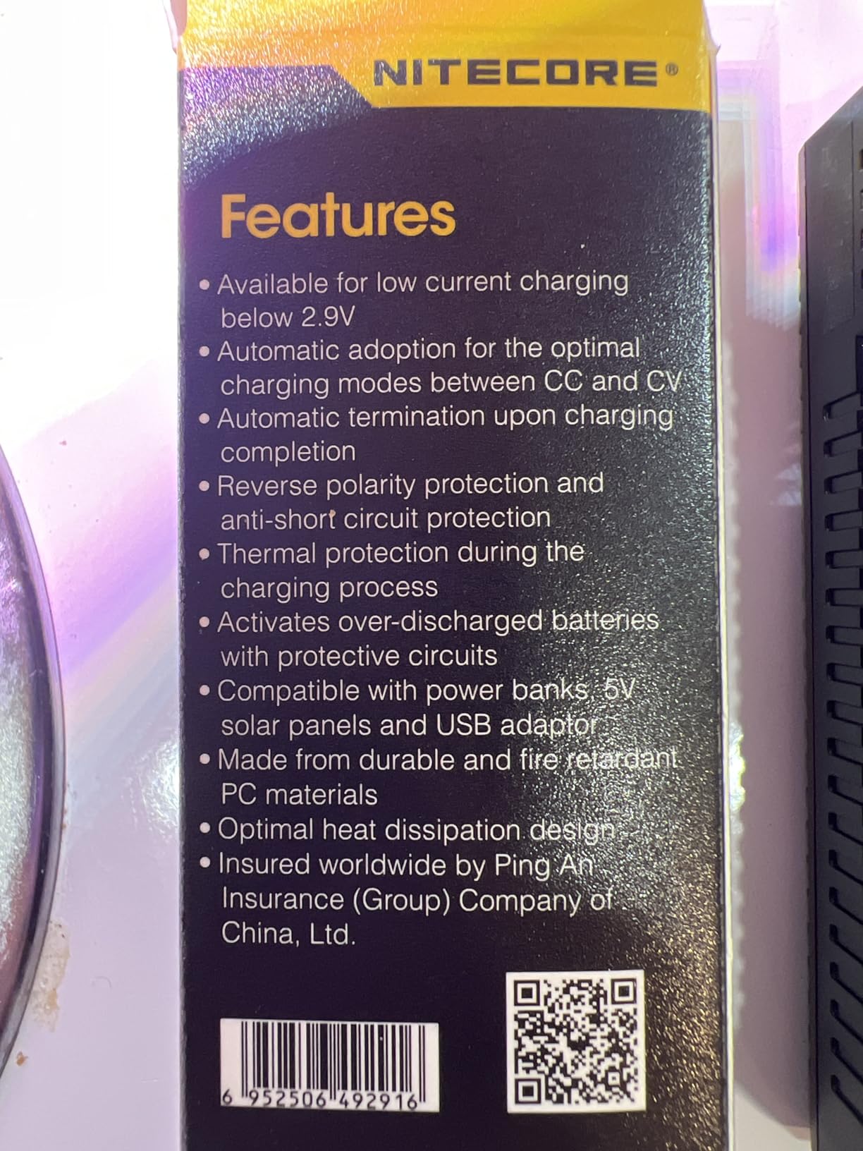 Nitecore UI1 Single-Slot Intelligent Lithium-ion Battery USB Charger for 18650, 18350, 20700, 21700, 16340, 14500 and More, and Organizer customer photo 2