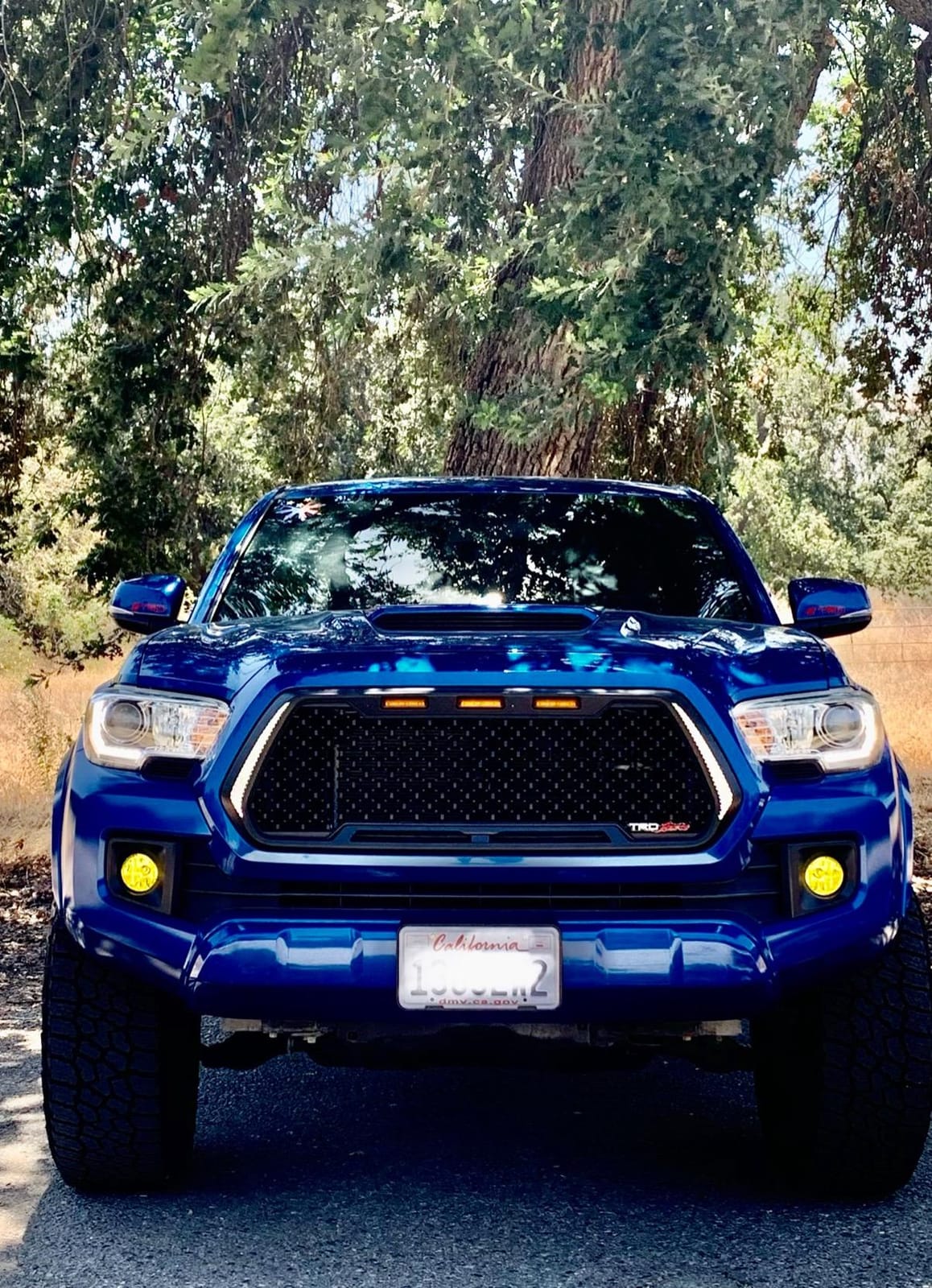 Mesh Front Grille Compatible with Toyota Tacoma 2005-2011,Matte Black customer photo 1
