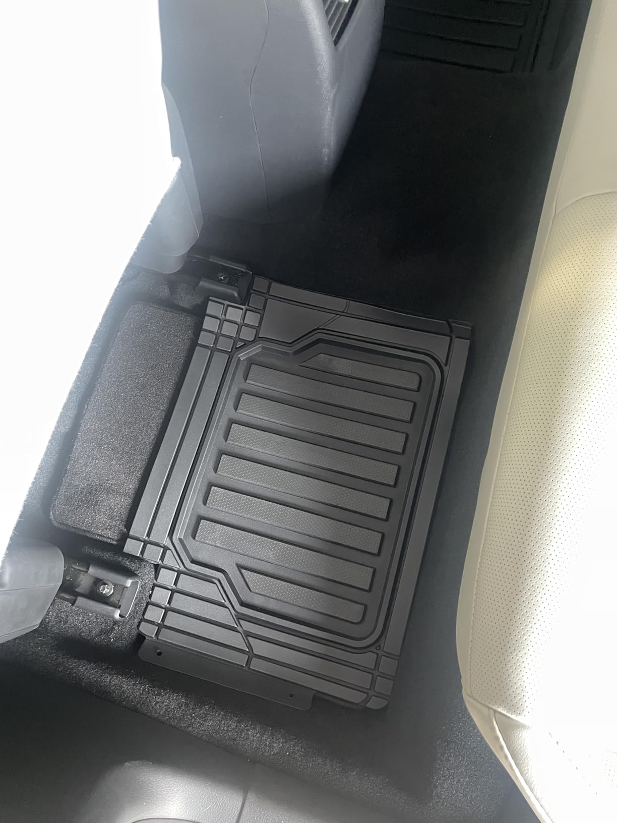 CAT® ToughLiner™ Black Car Floor Mat– Heavy-Duty Trim to Fit for Trucks, & SUVs – All-Weather Odorless Rubber Automotive Mat & SUV Floor Liners for Maximum Protection customer photo 1