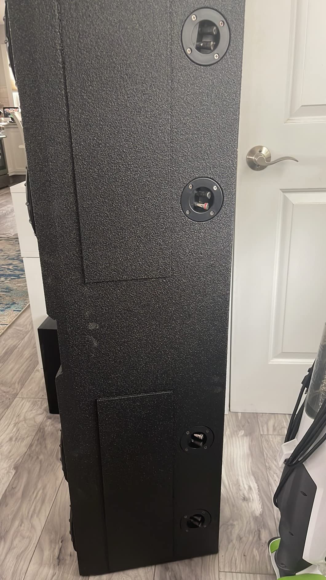 QPower Quad 8in Underseat Front Fire Subwoofer Enclosure, Q-Bomb Ported Sub Box Compatible with Chevy Silverado Crew Cab, GMC Sierra Crew Cab 2007-2026 customer photo 2