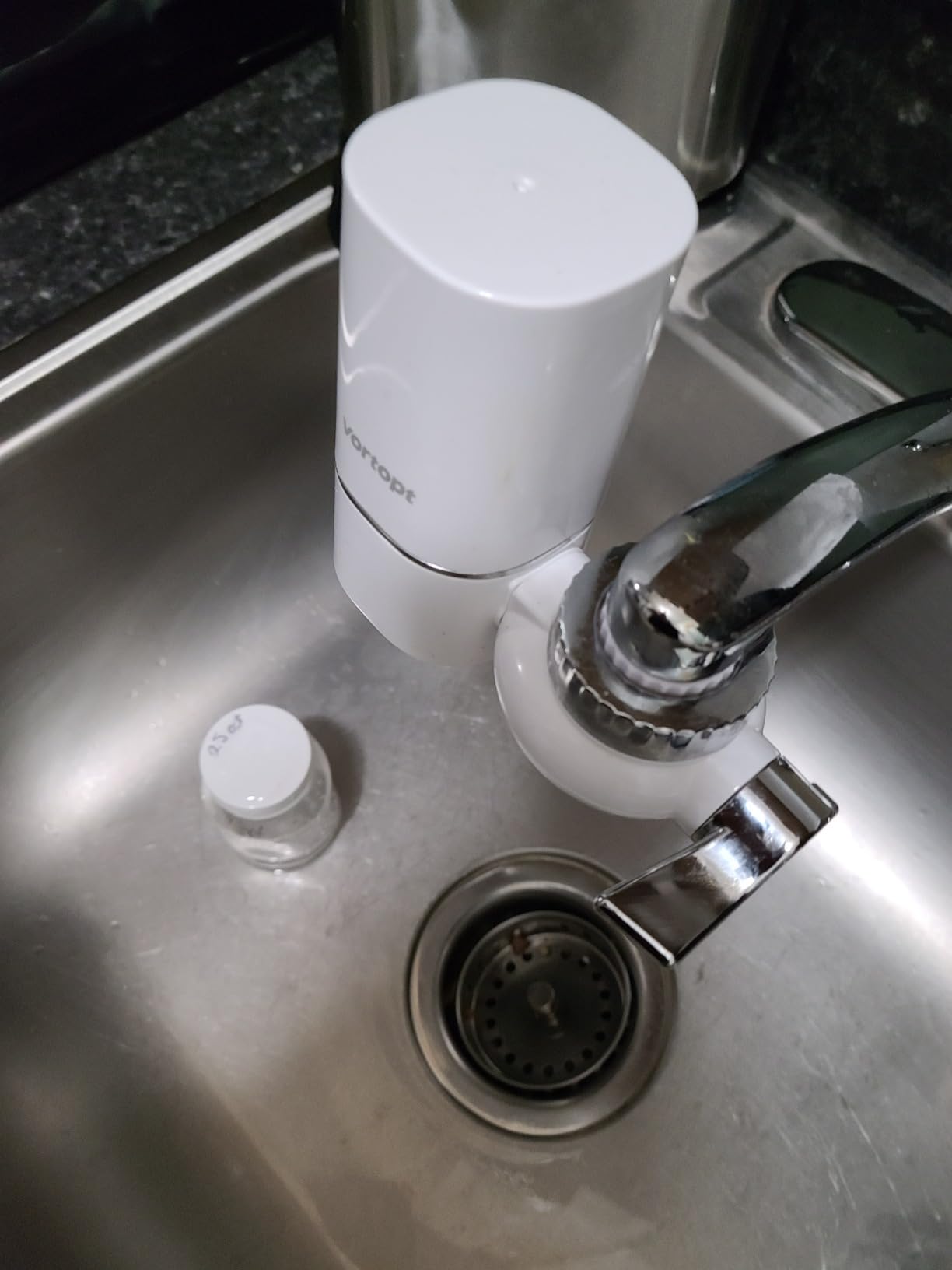 Vortopt Faucet Water Filter for Sink, T1 Rapid Flow, NSF Certified. customer photo 1