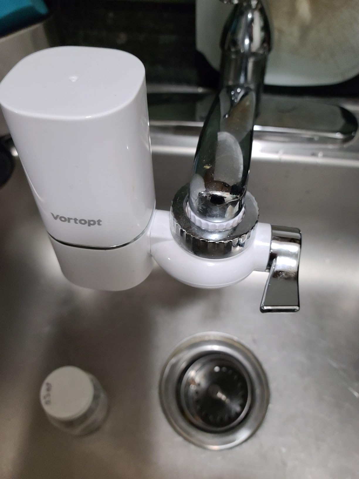 Vortopt Faucet Water Filter for Sink, T1 Rapid Flow, NSF Certified. customer photo 2