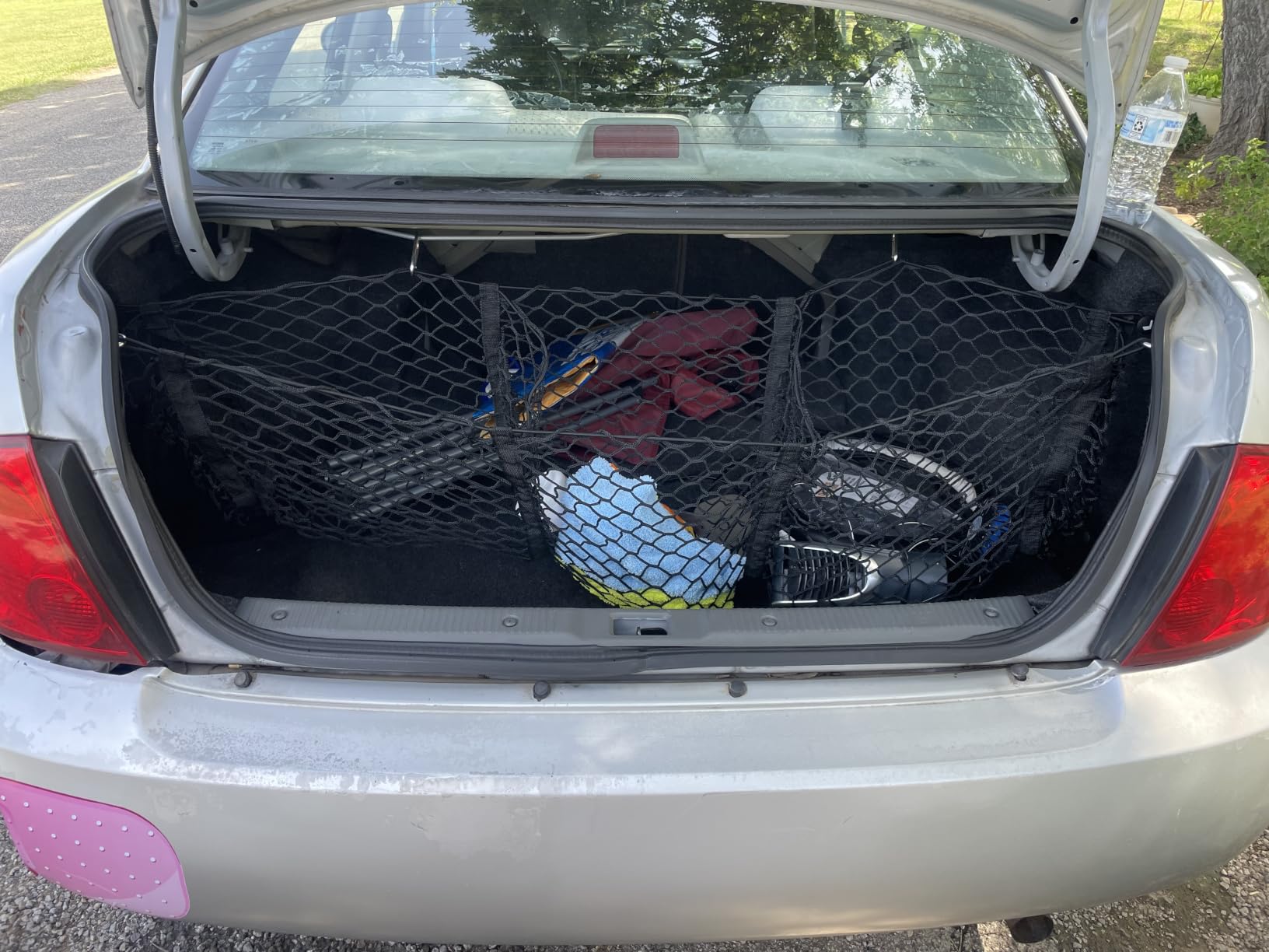 3-Pocket Car Trunk Cargo Net with Carabiners customer photo 2