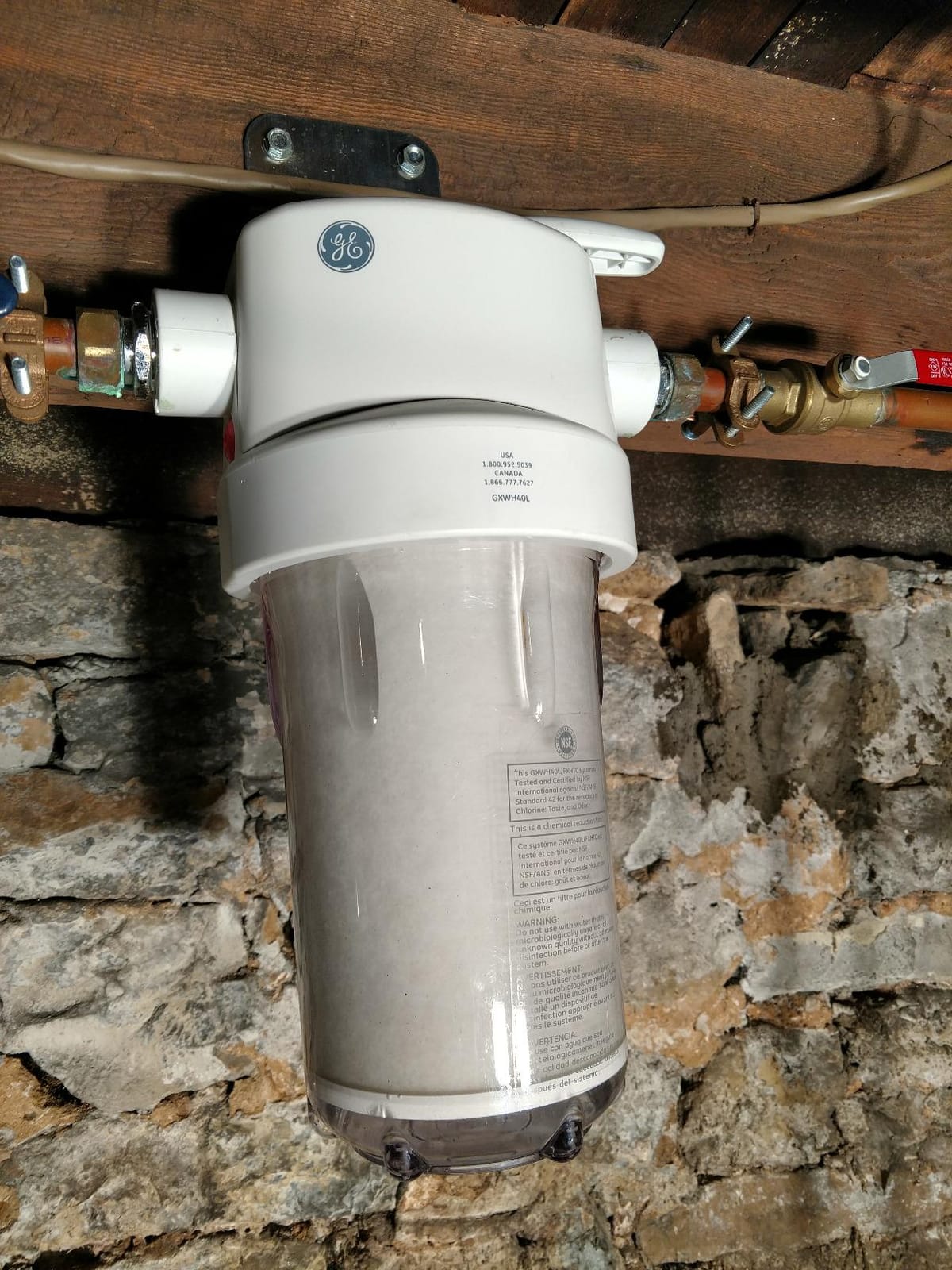 AQUA CREST FXHTC Sediment and Carbon Water Filter for GE® FXHTC, 5 Micron customer photo 2