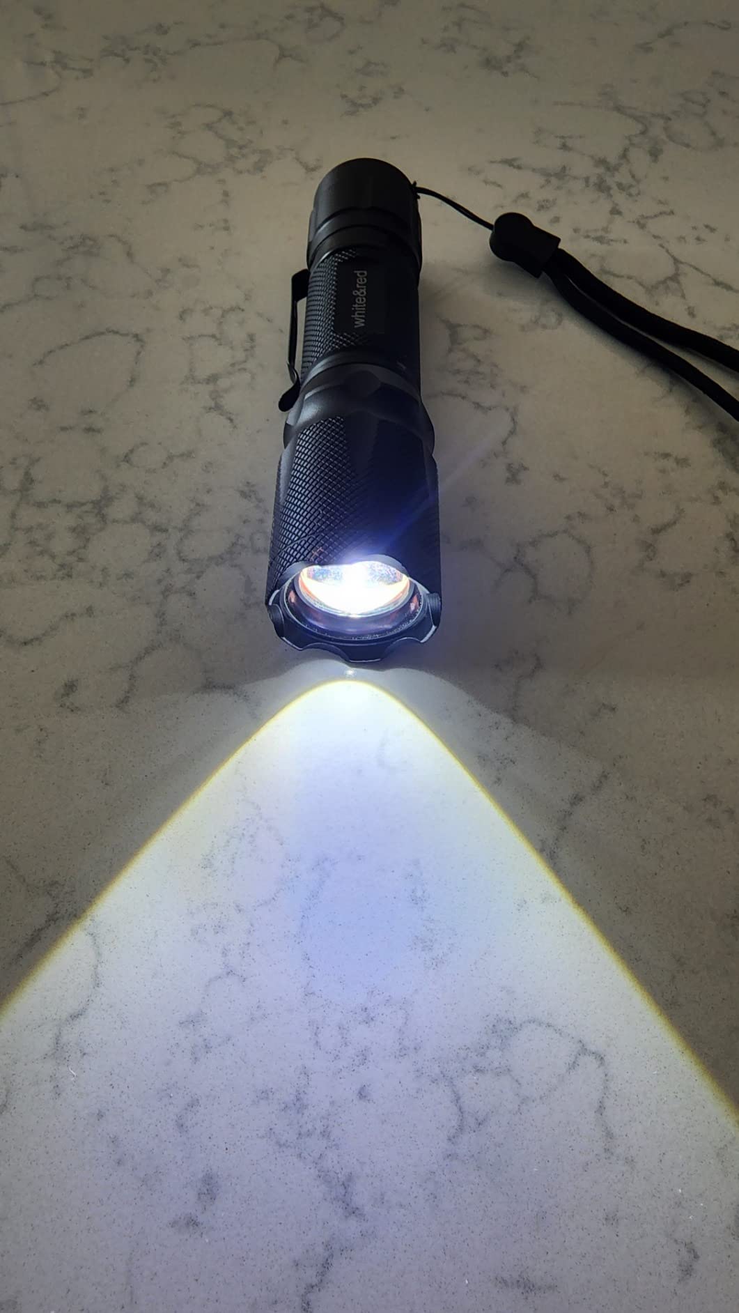 Upgraded Red Flashlight, Bright White &High/Low Power Red Light Options with Memory, Zoom Lens, Portable Weatherproof LED Small Torch for Aviation, Astronomy, Night Vision customer photo 1