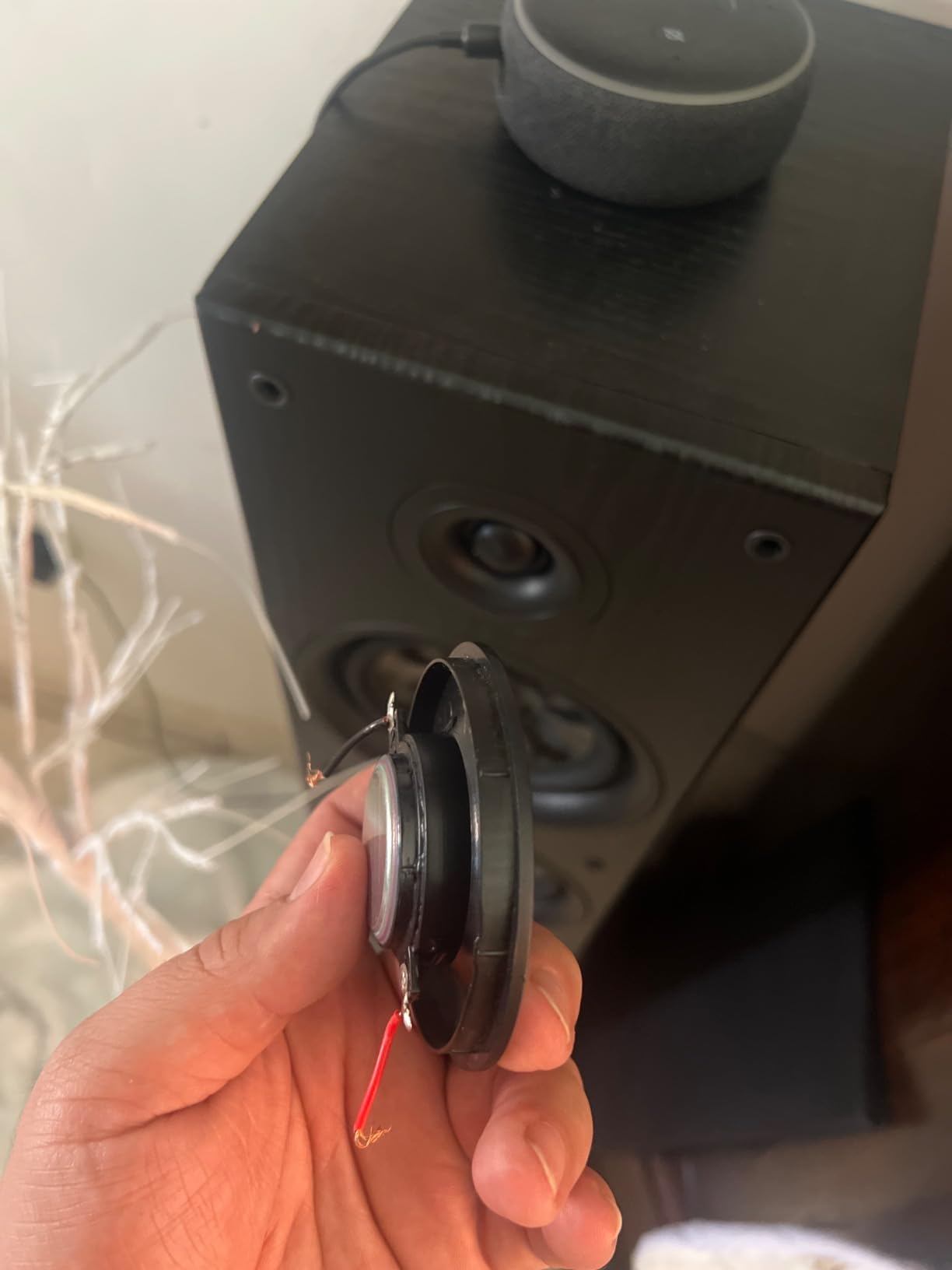 Rockville RockTower 68B Black Home Audio Tower Speakers Passive 8 Ohm customer photo 2