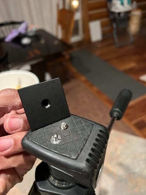 Binocular Tripod Adapter Quick Release with 38mm Mounting Base 1/4-20 Inch Thread Removable Accessories for 8x42 10x50 12x60 15x56 15x60 15x70 20x60 25x70 Roof and Porro Binoculars. customer photo 1