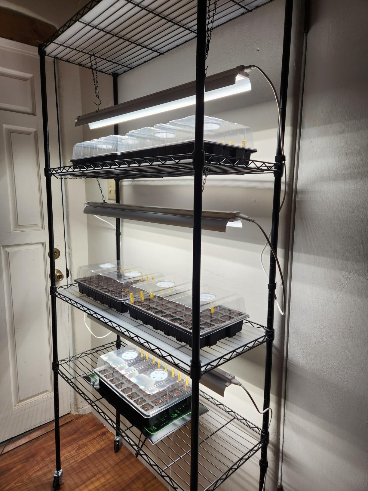 Barrina CX3 Plant Stand with Grow Light, 4-Tier, 108W, 35.4x13.8x70.9IN customer photo 1