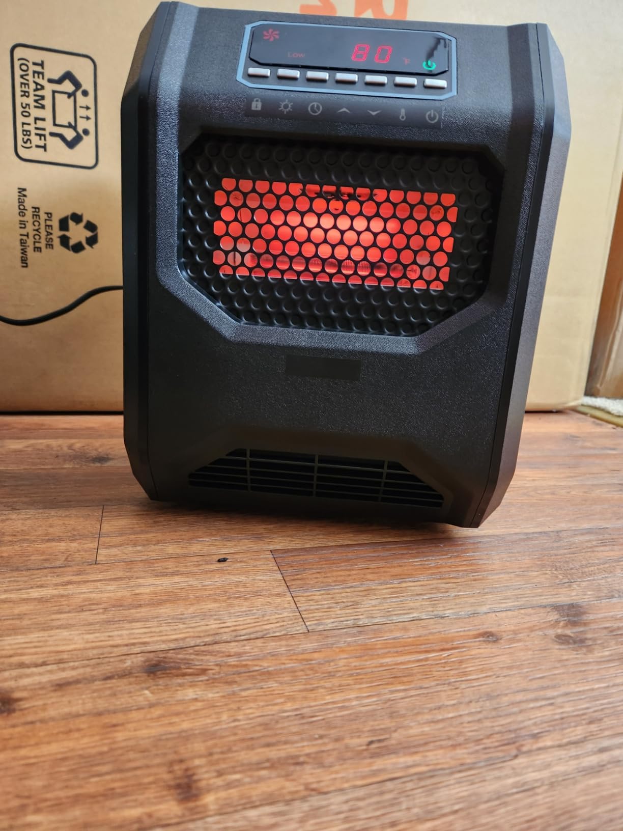 Space Heater 1500W Infrared Heater for Indoor Use WEWARM customer photo 1