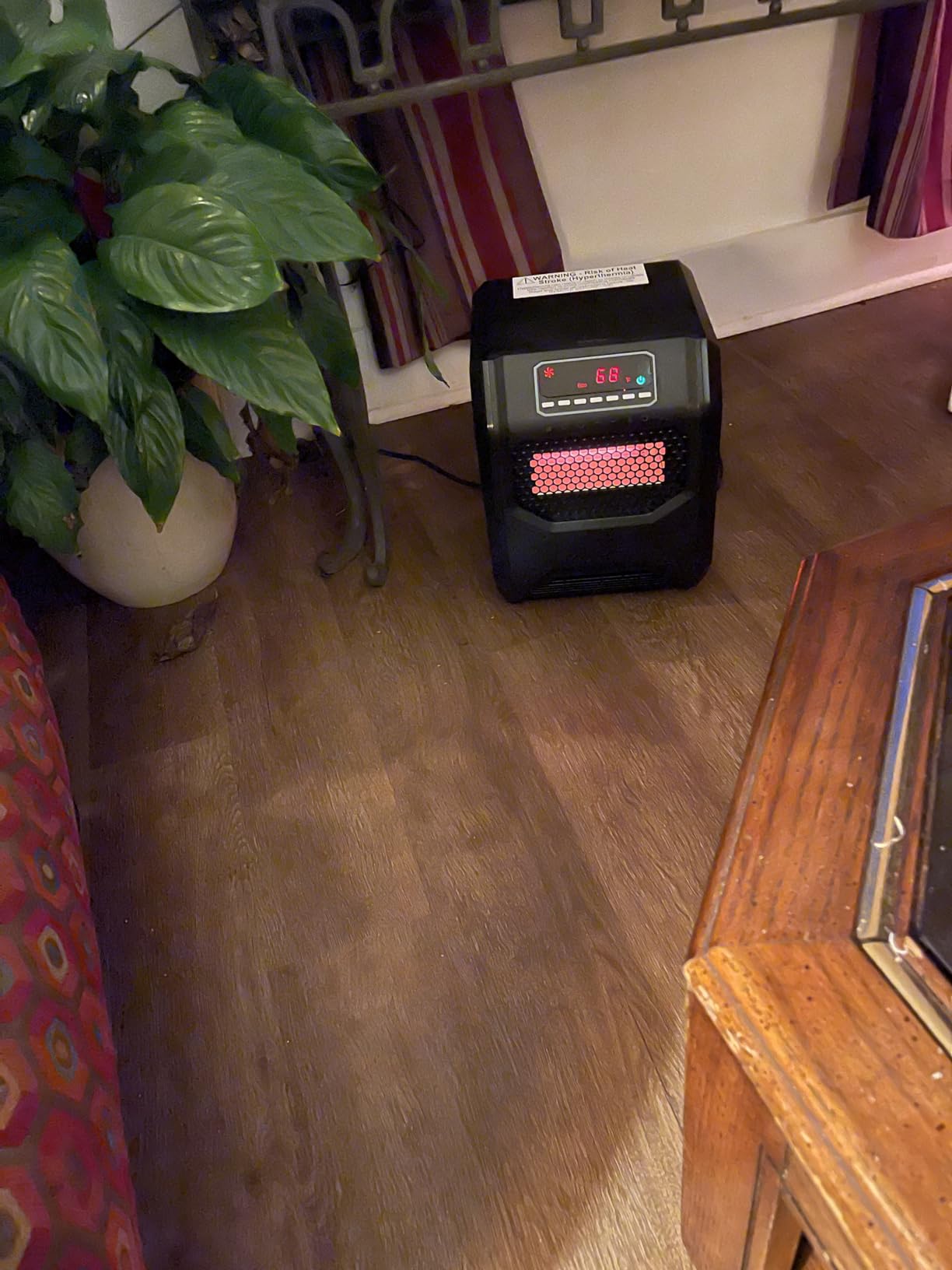 Space Heater 1500W Infrared Heater for Indoor Use WEWARM customer photo 2