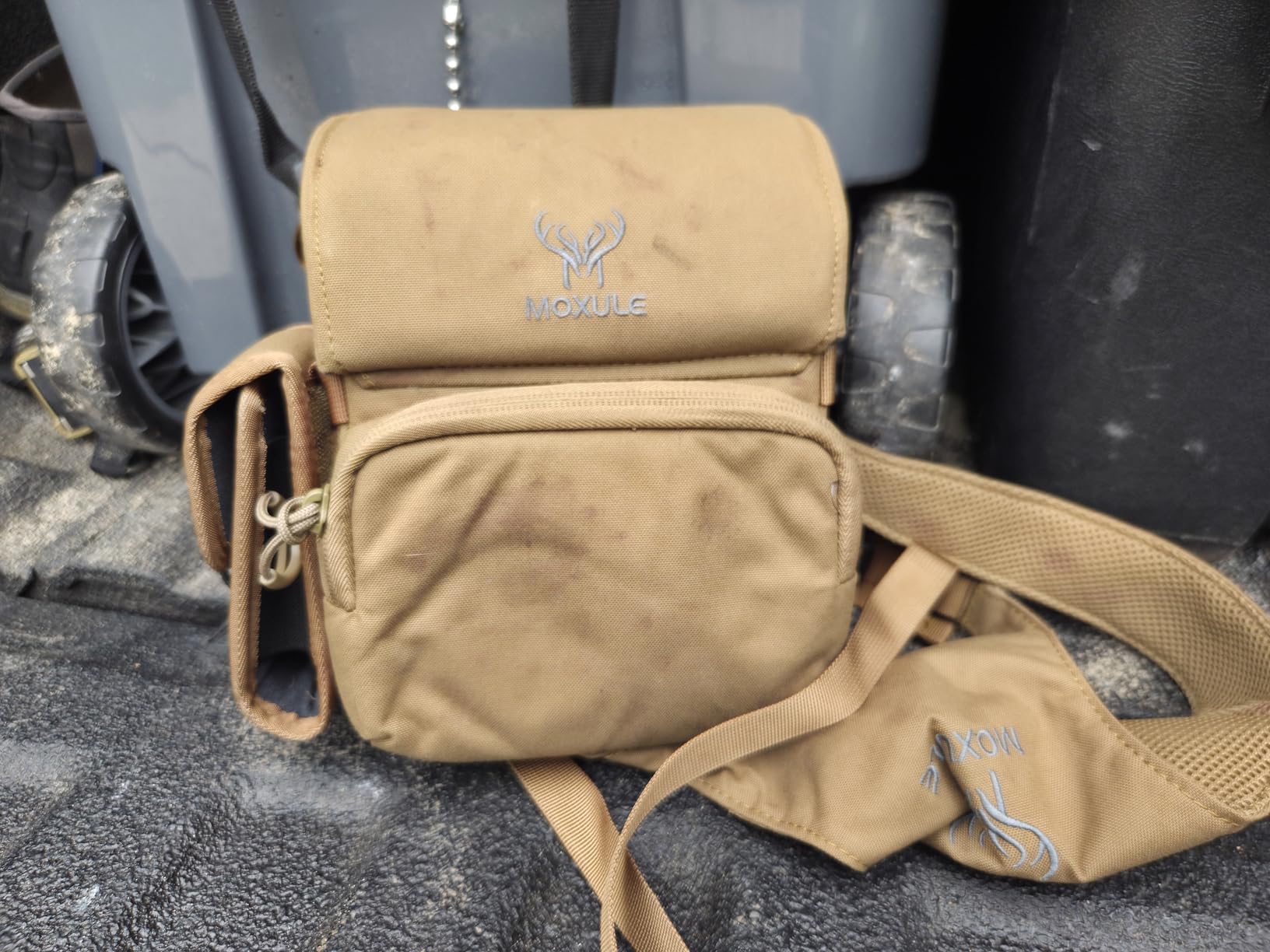MOXULE Binocular Harness Chest Pack: Bino Case with Rangefinder Pocket customer photo 2