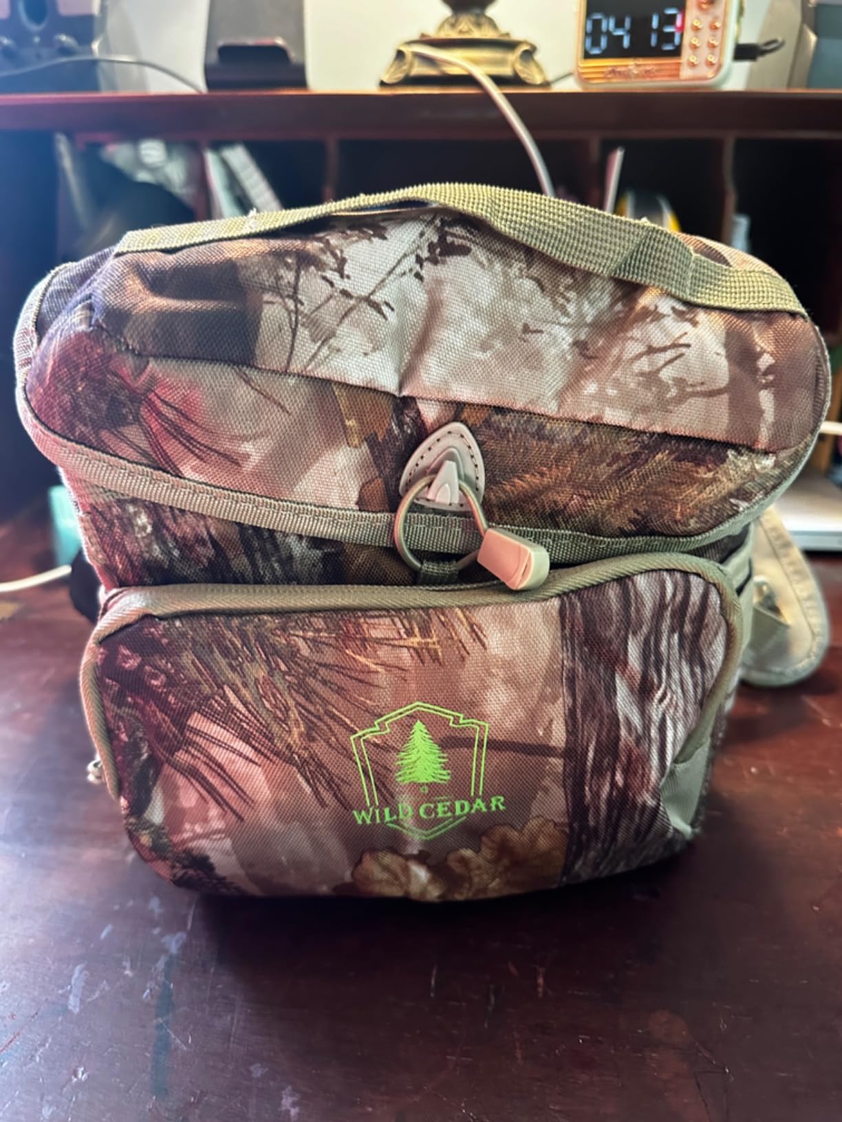 Binocular Harness Chest Pack with Rangefinder Pouch, Bino Harness with Rain Cover for Hunting customer photo 2