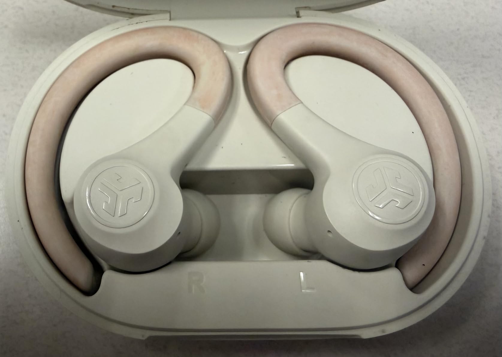JLab, Go Sport+, True Wireless Workout Earbuds, Bluetooth Sport Earbuds, Clear Calling, Sand customer photo 1