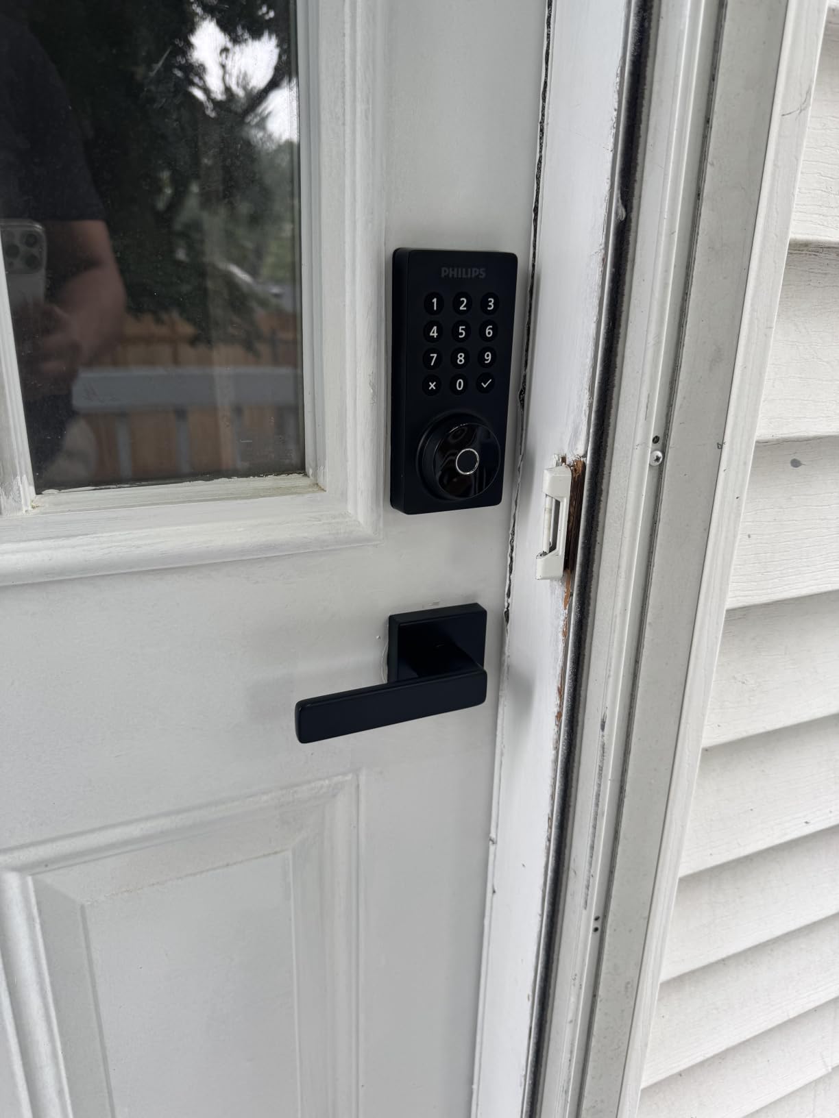 Philips WiFi Keypad Deadbolt with Handle, Built-in WiFi, APP Remote Control customer photo 1