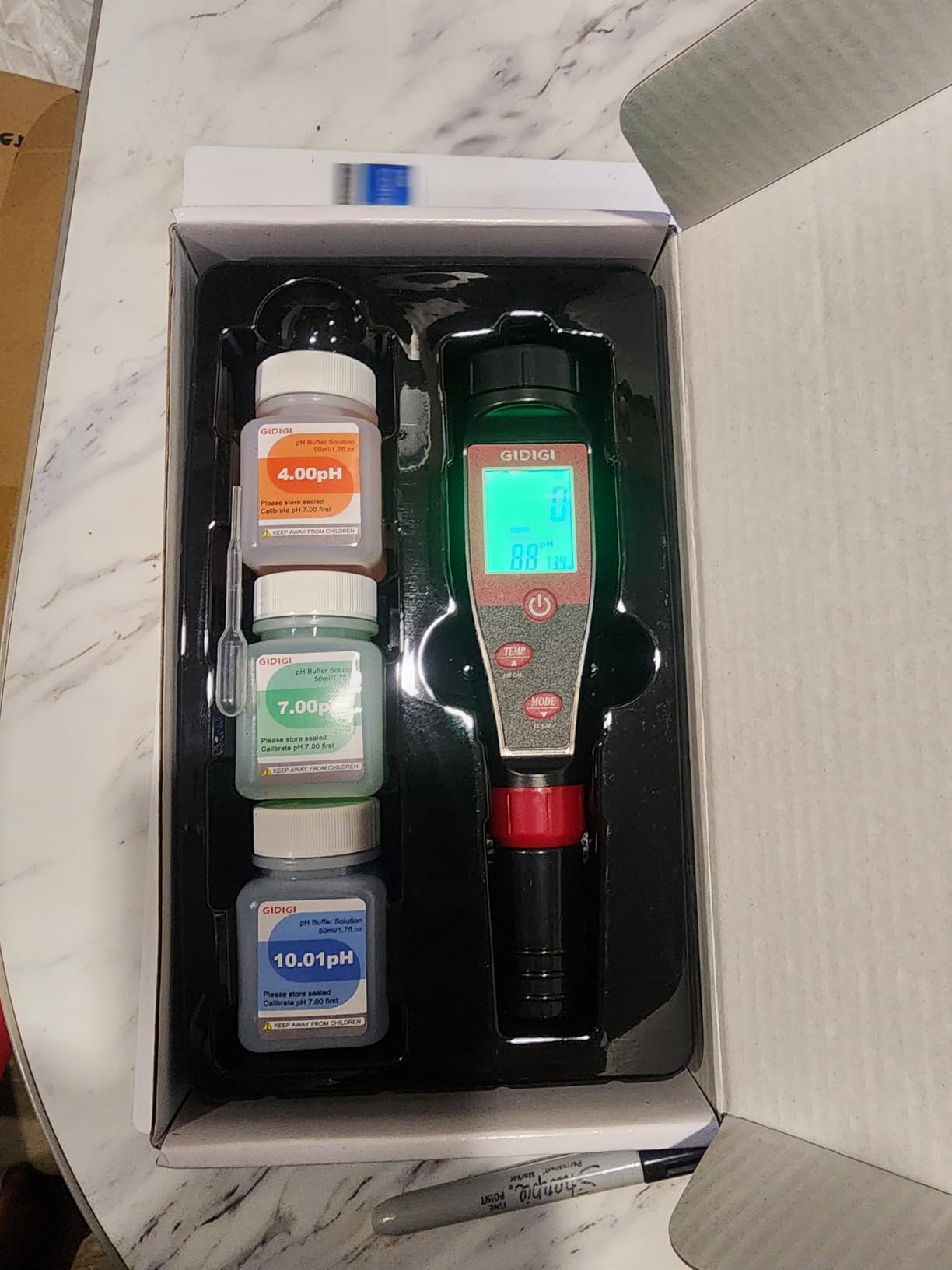 Digital pH Tester for Water, pH Meter for Hydroponic Water customer photo 1