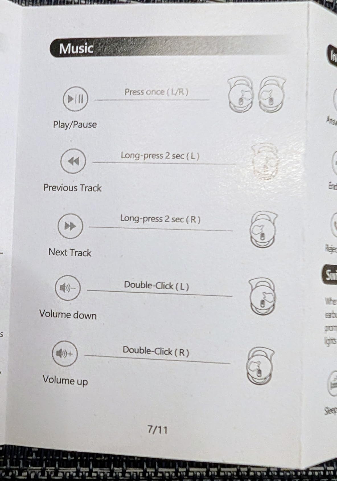 Invisible Sleep Headphones, Sleep Earbuds for Side Sleepers(Black) customer photo 1