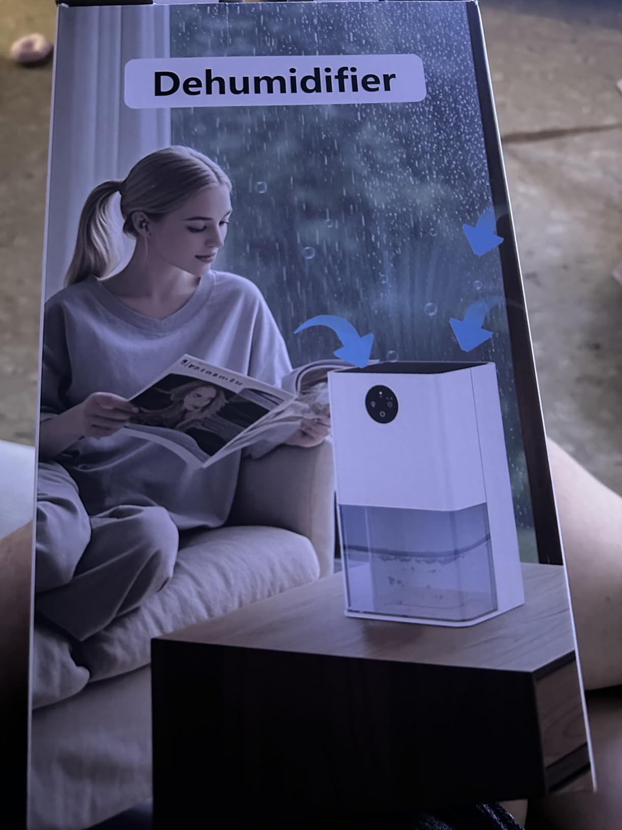 50OZ Dehumidifier, Small-Space Dehumidifier for Bedroom RV Closet 200 Sq.Ft customer photo 2