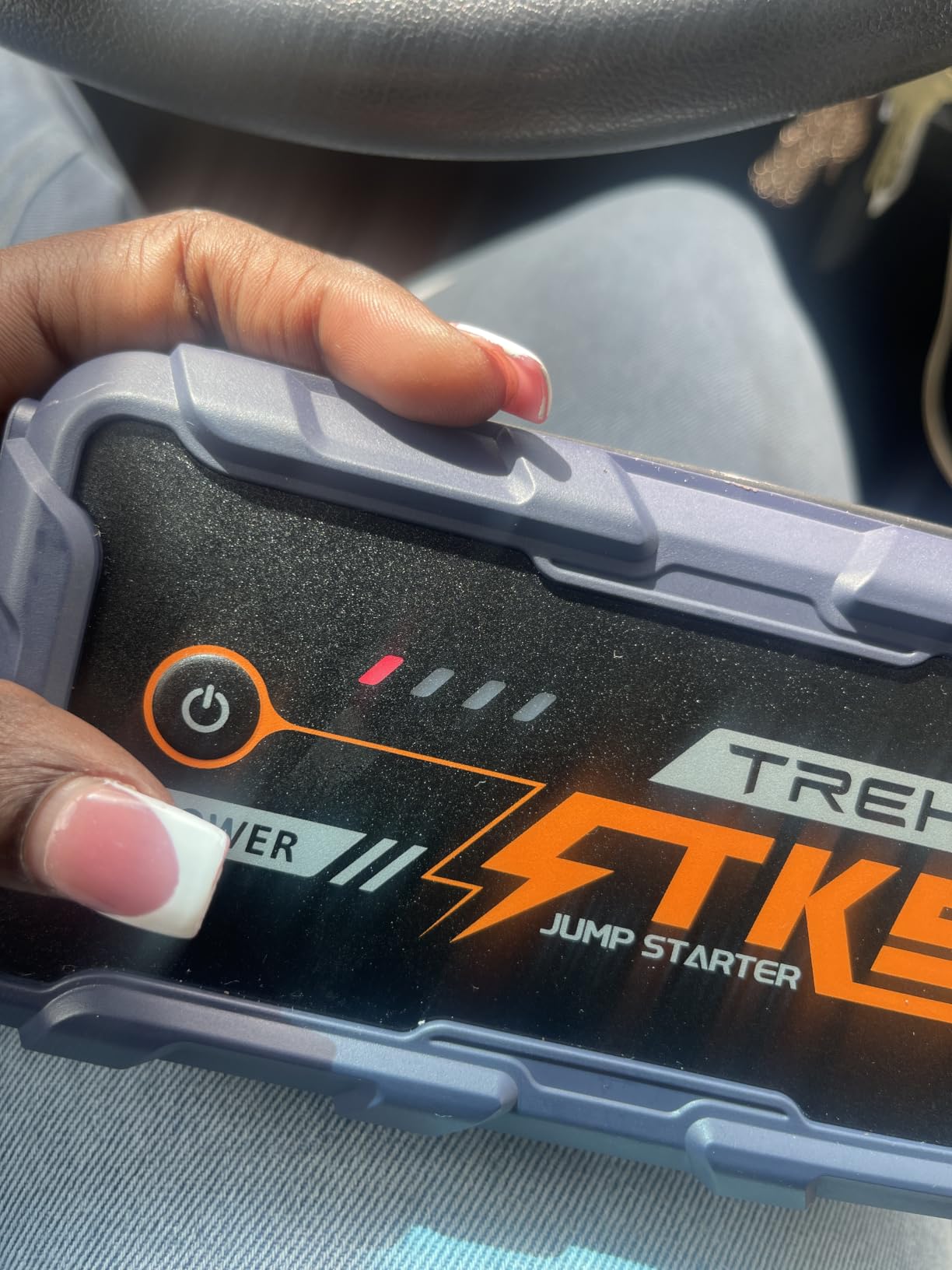 TREKURE Car Battery Jump Starter 8000A 26800mAh, Portable Car Jump Starter for All Gas and 12L Diesel Engines, Power Bank & Battery Jumper, Portable Jump Box Car Battery with Fast Charge, LED Light customer photo 1