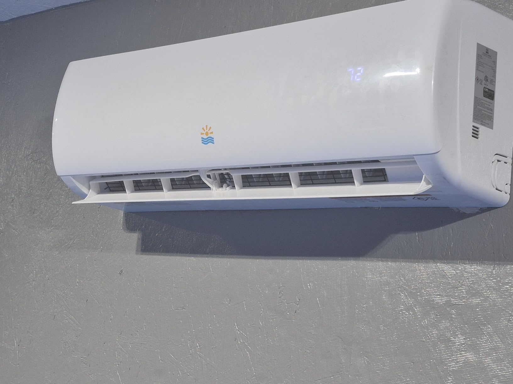 17000 BTU Mini Split AC/Heating System - Pre-charged Split Air Conditioner with Heat Pump, 17 SEER2, 230V Energy Efficient, Works Down to 5°F, Ductless, Covers Up to 1250 Sq. Ft. customer photo 2