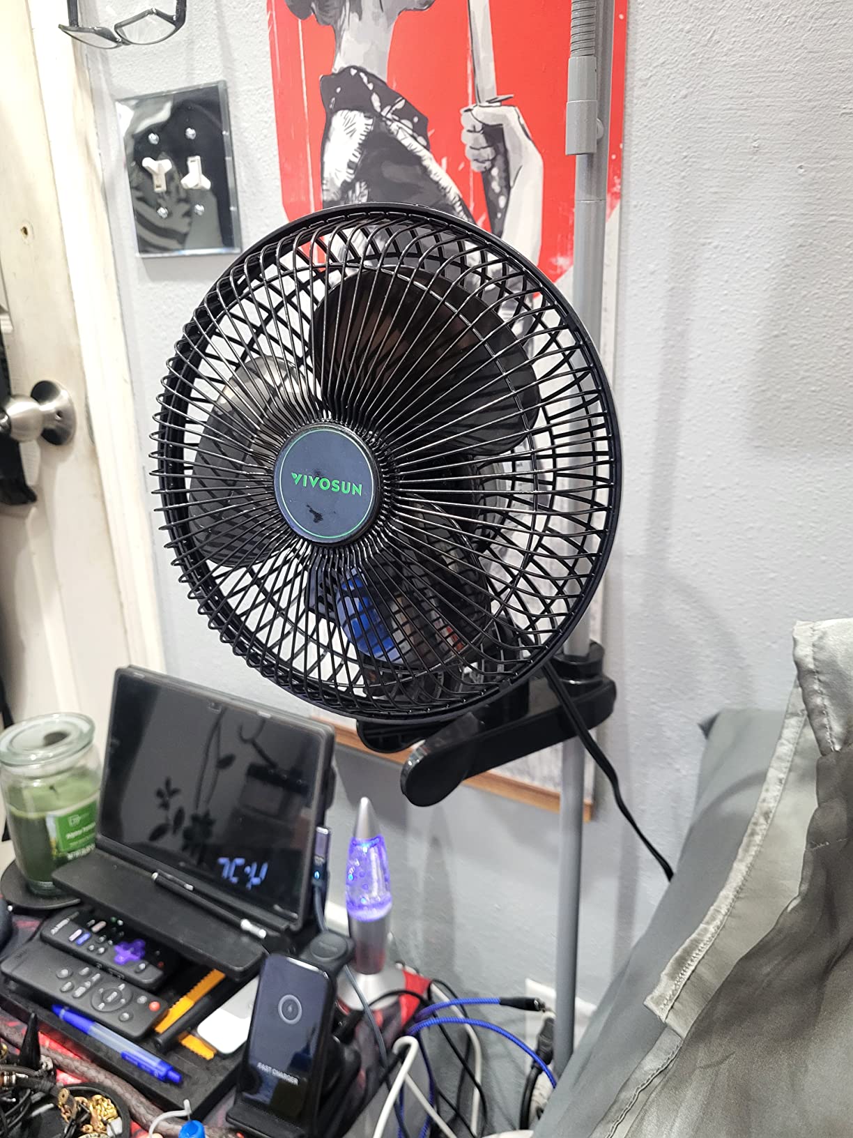 VIVOSUN AeroWave A6 Grow Tent Clip Fan, 6