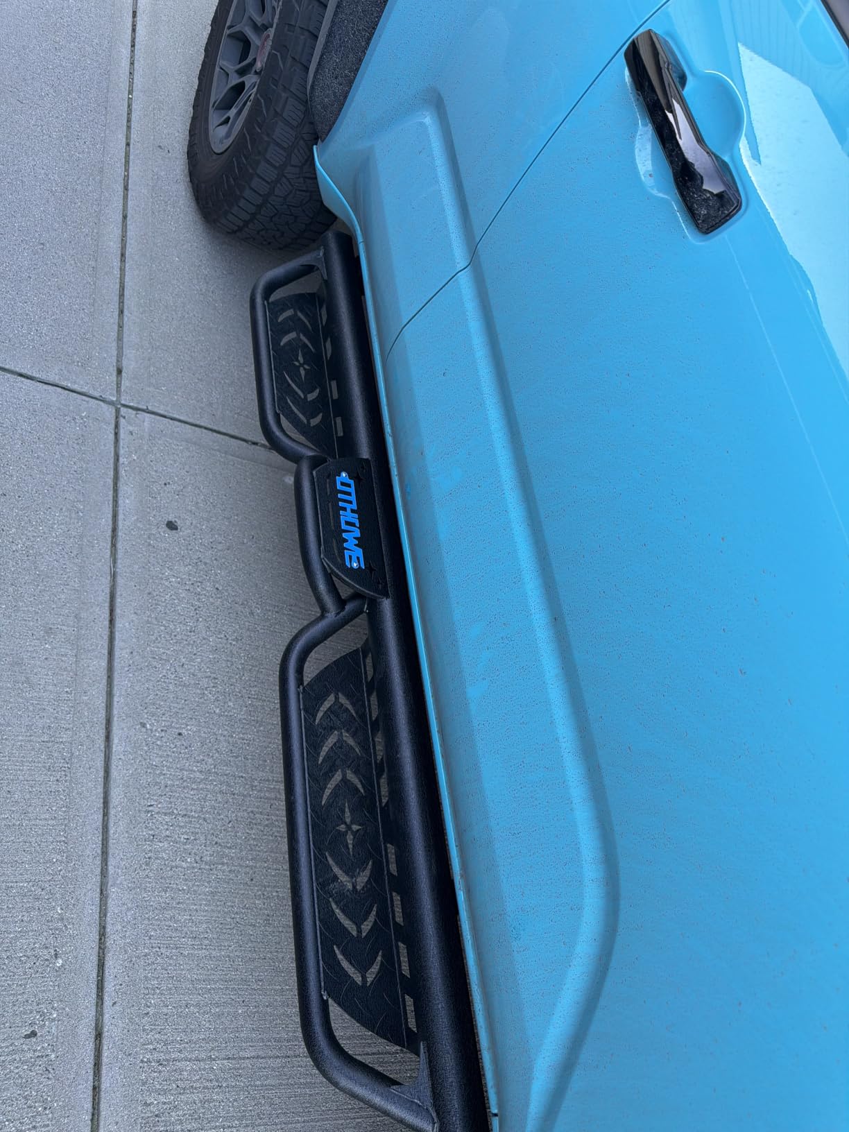 Two-Stair Running Boards for 2015-2026 Ford F150 SuperDuty Crew Cab customer photo 1