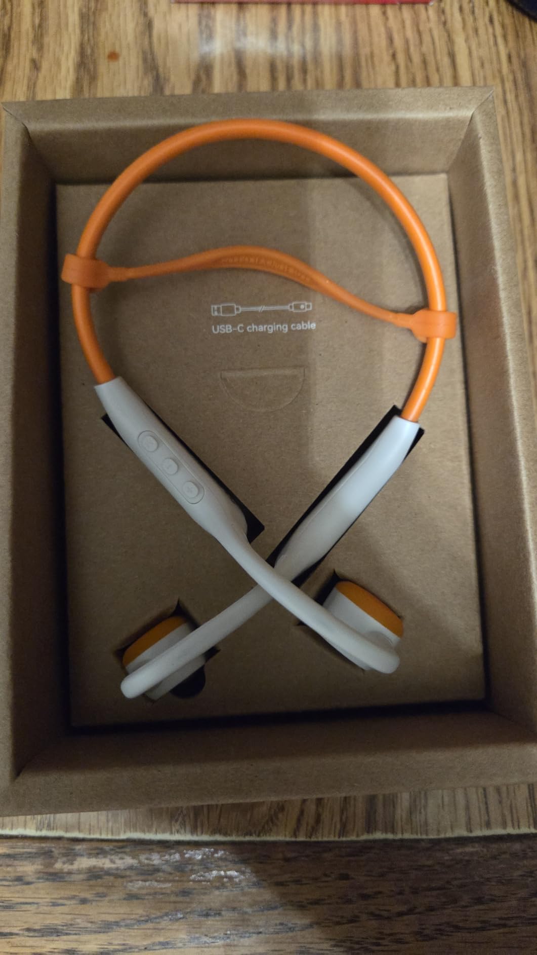 Bone Conduction Headphones for Running with mic and Rear Safety Light customer photo 1