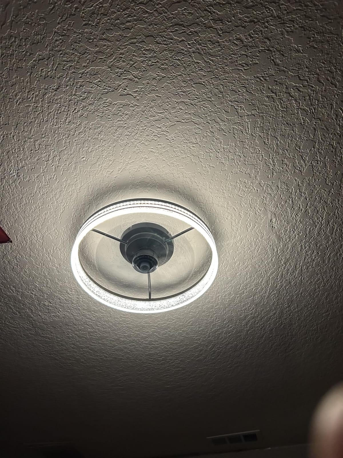 DIAMONDFORGE Smart Ceiling Fans with RGB Lights Remote - 20'' Flush Mount Low Profile Modern Ceiling Fans for Bedroom - Stepless Color Temperature and 6 Speeds customer photo 2