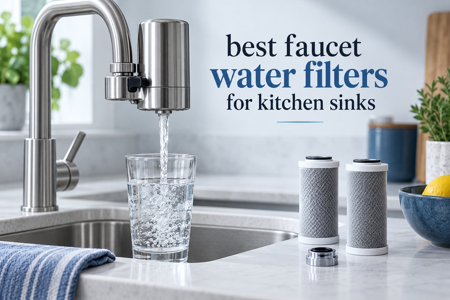 best faucet water filters for kitchen sinks