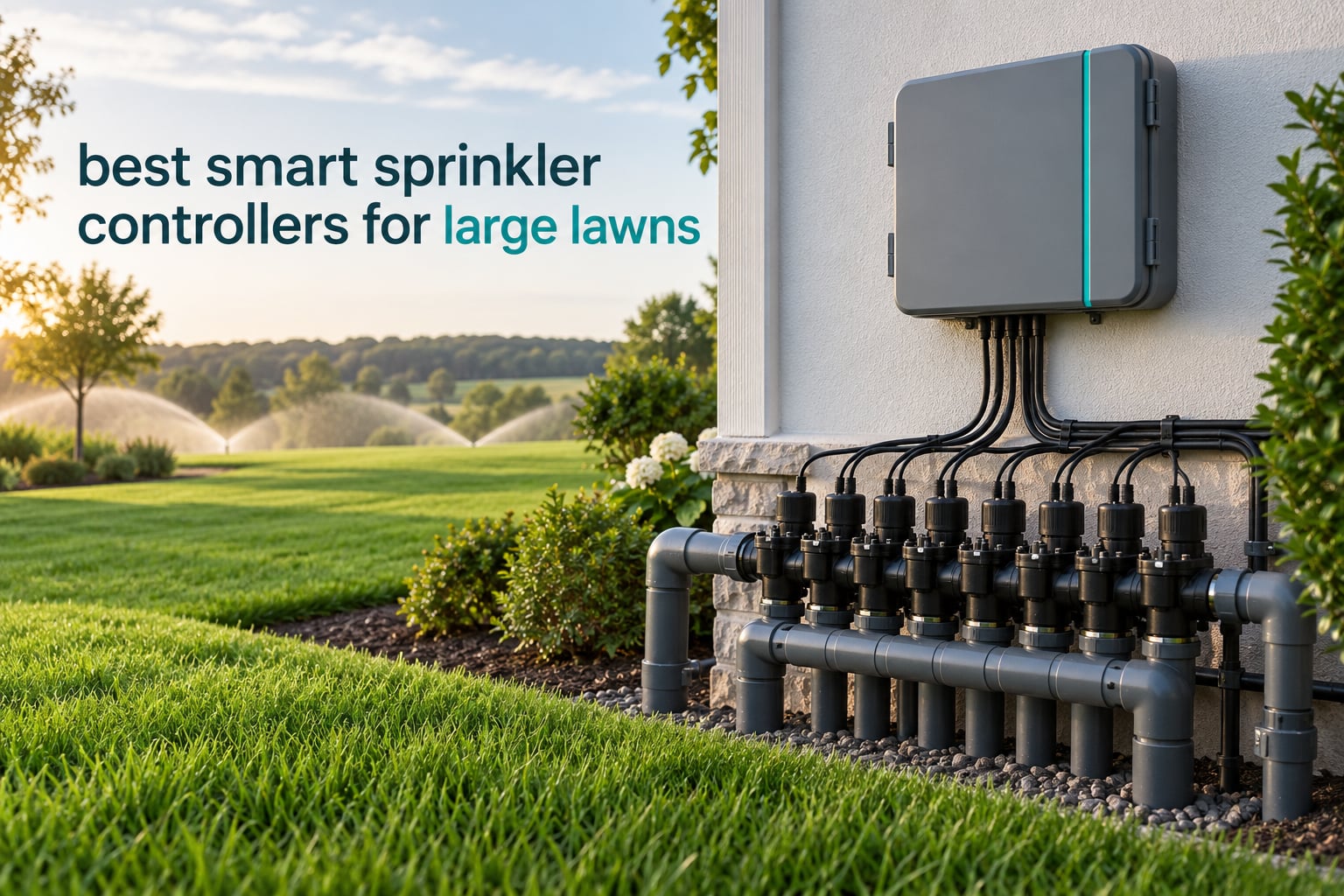 best smart sprinkler controllers for large lawns