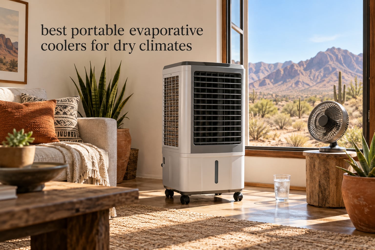 best portable evaporative coolers for dry climates