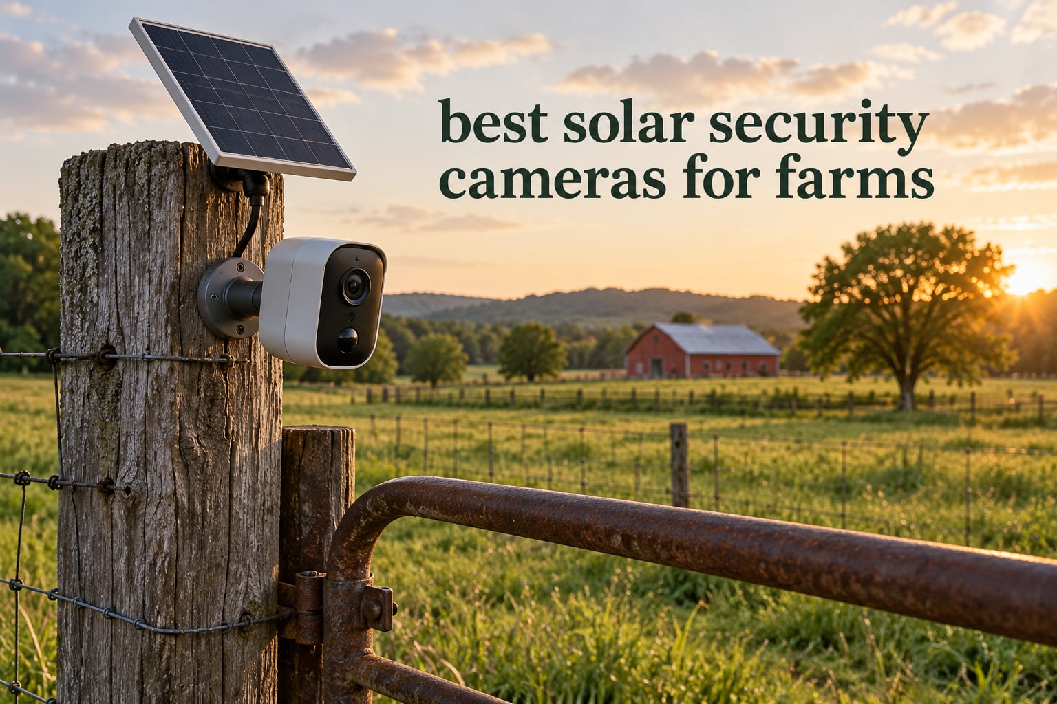 best solar security cameras for farms