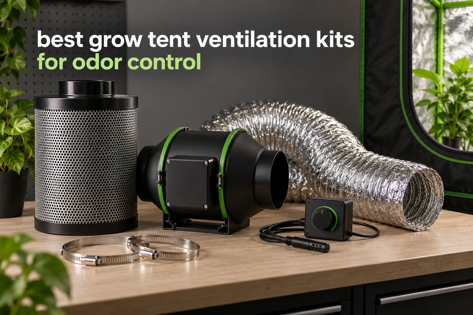 best grow tent ventilation kits for odor control