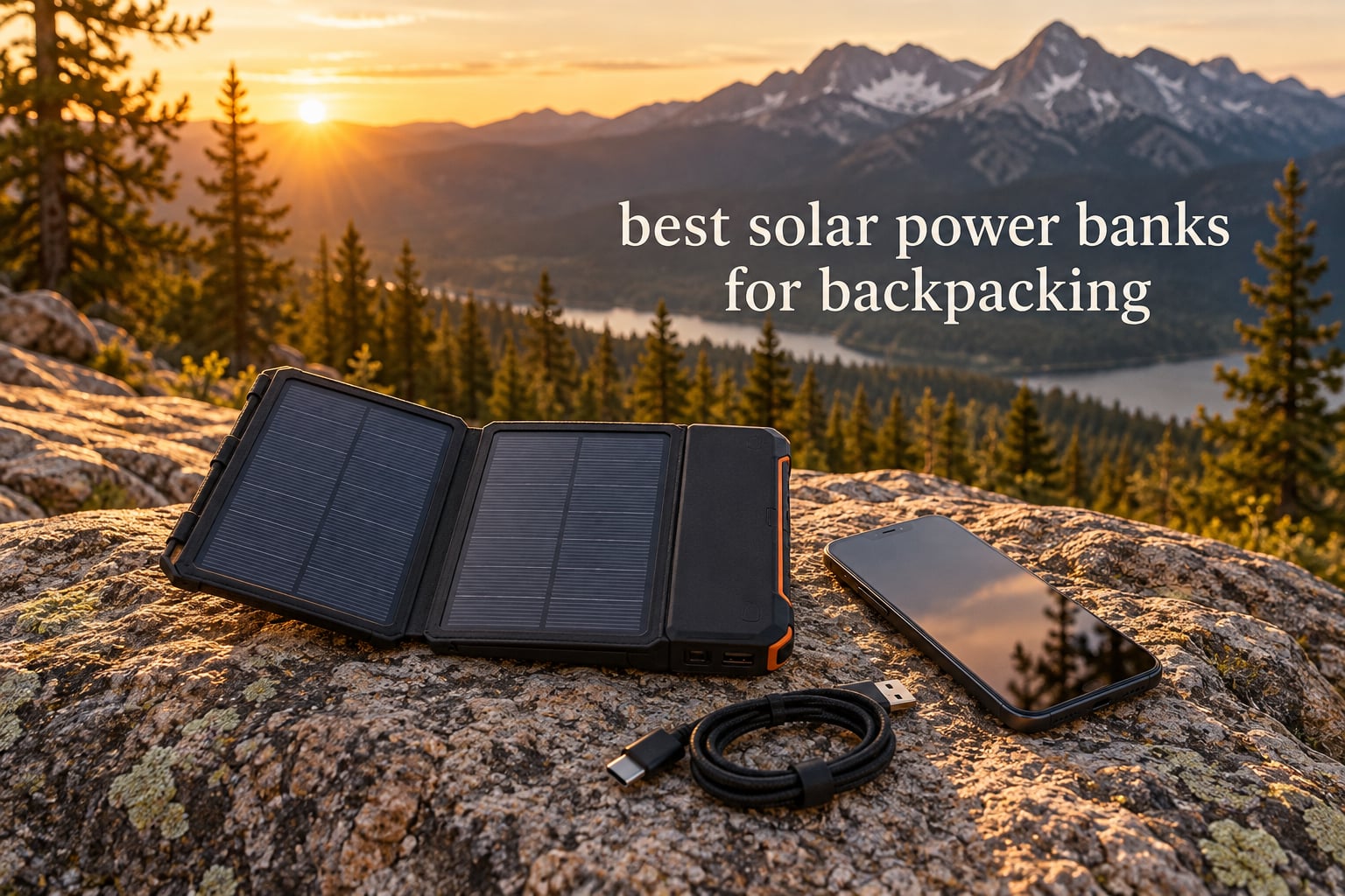 best solar power banks for backpacking