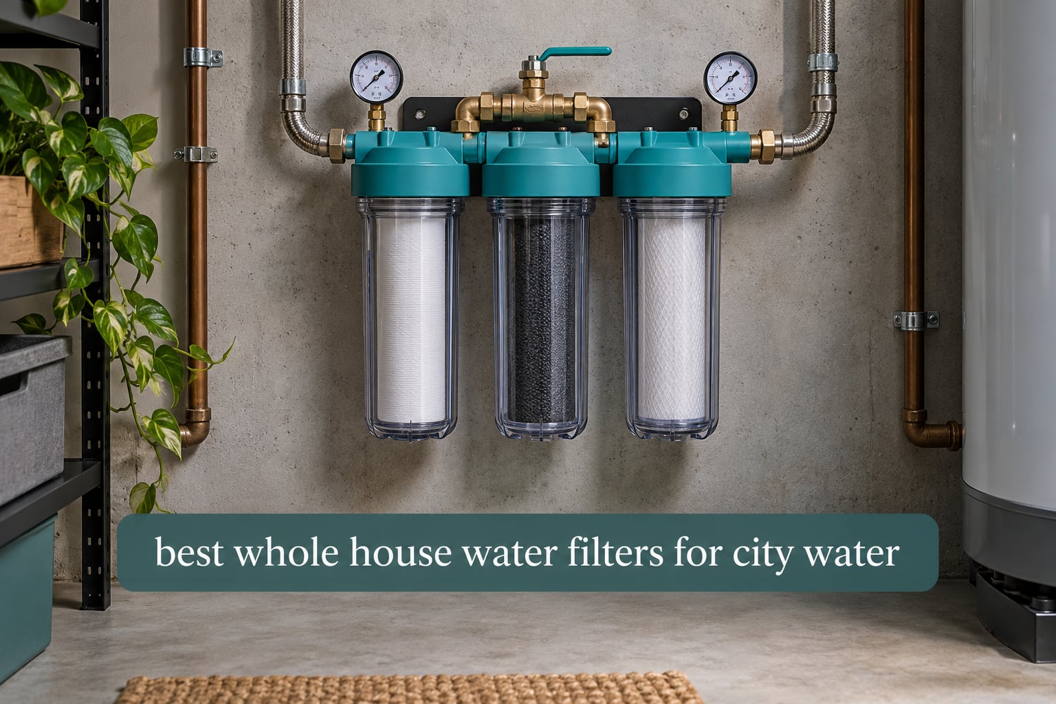 best whole house water filters for city water