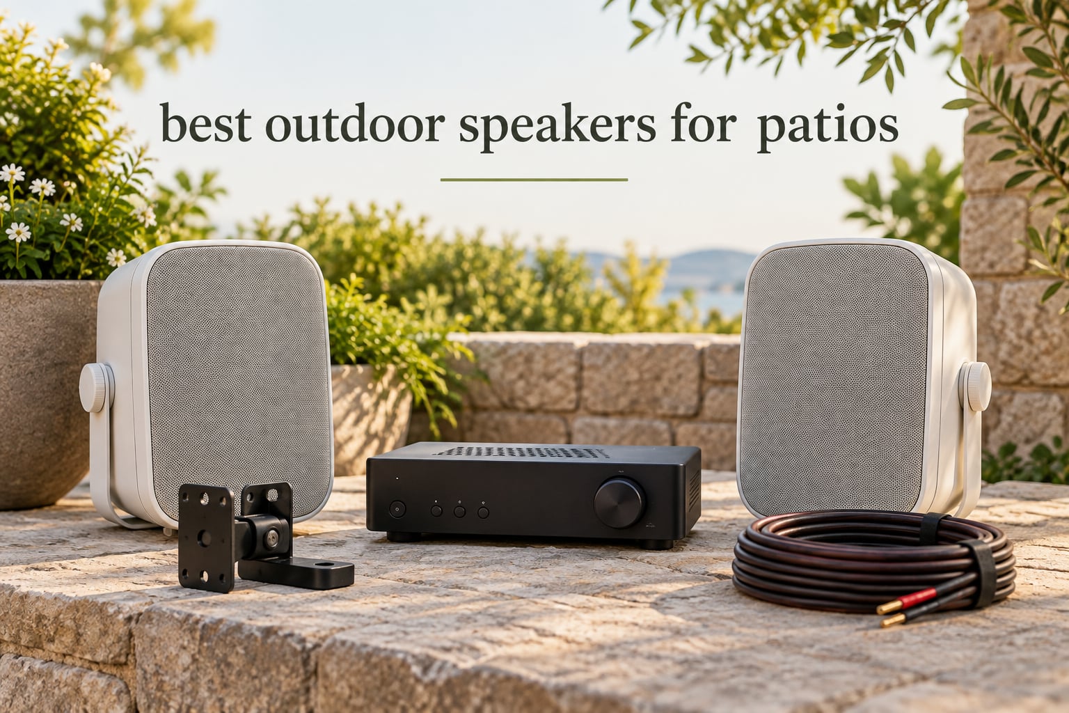 best outdoor speakers for patios