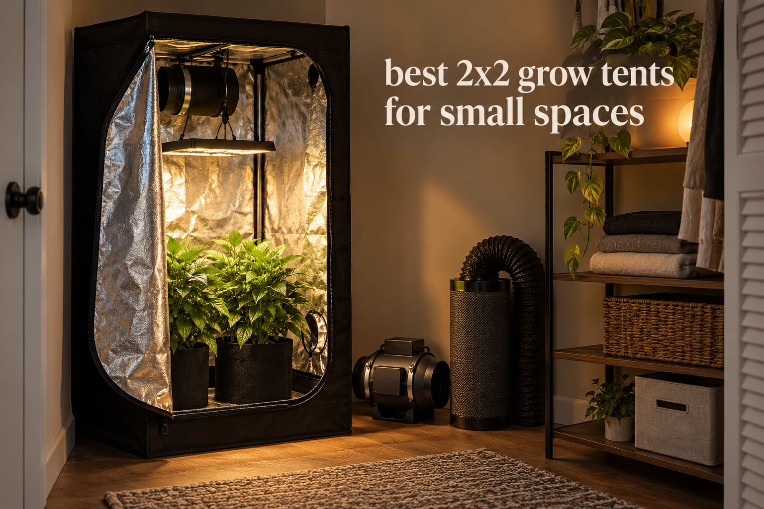 best 2x2 grow tents for small spaces