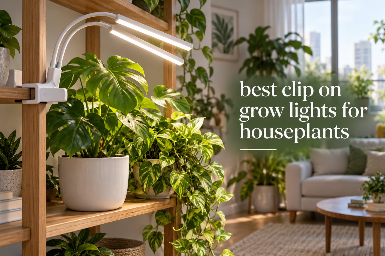 best clip on grow lights for houseplants