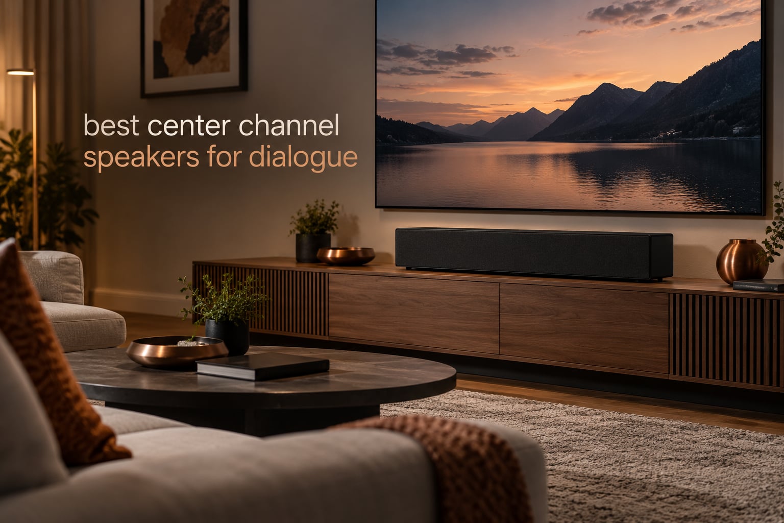 best center channel speakers for dialogue